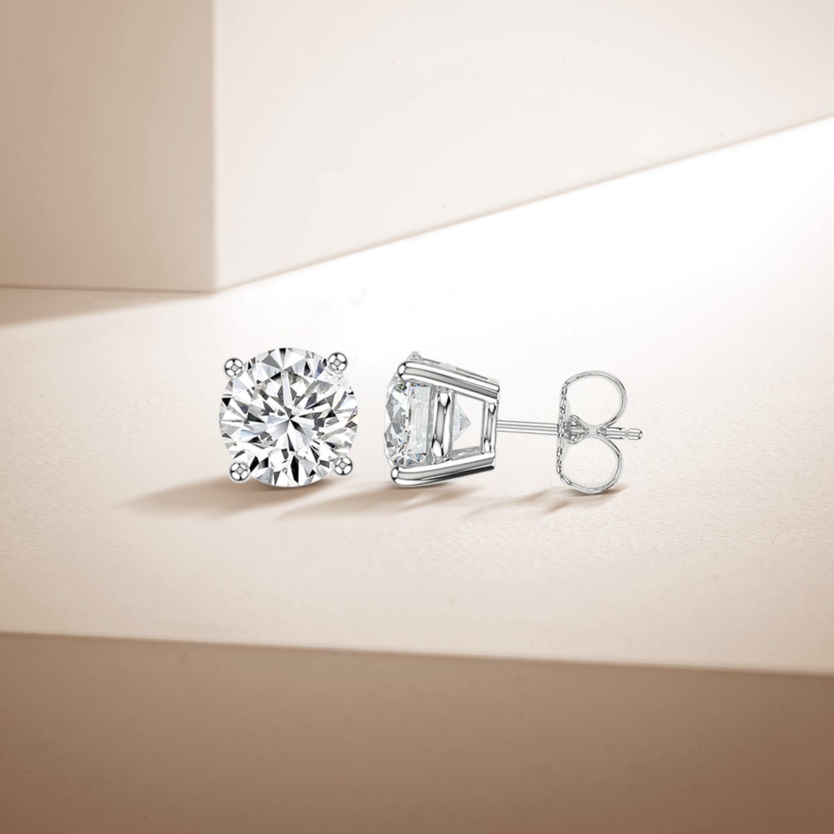 0.50 CTW Grown Diamond Stud Earrings in 14K Gold