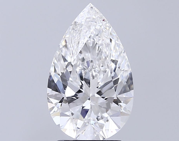 3.03 Carat E-VVS2 Pear Lab Diamond
