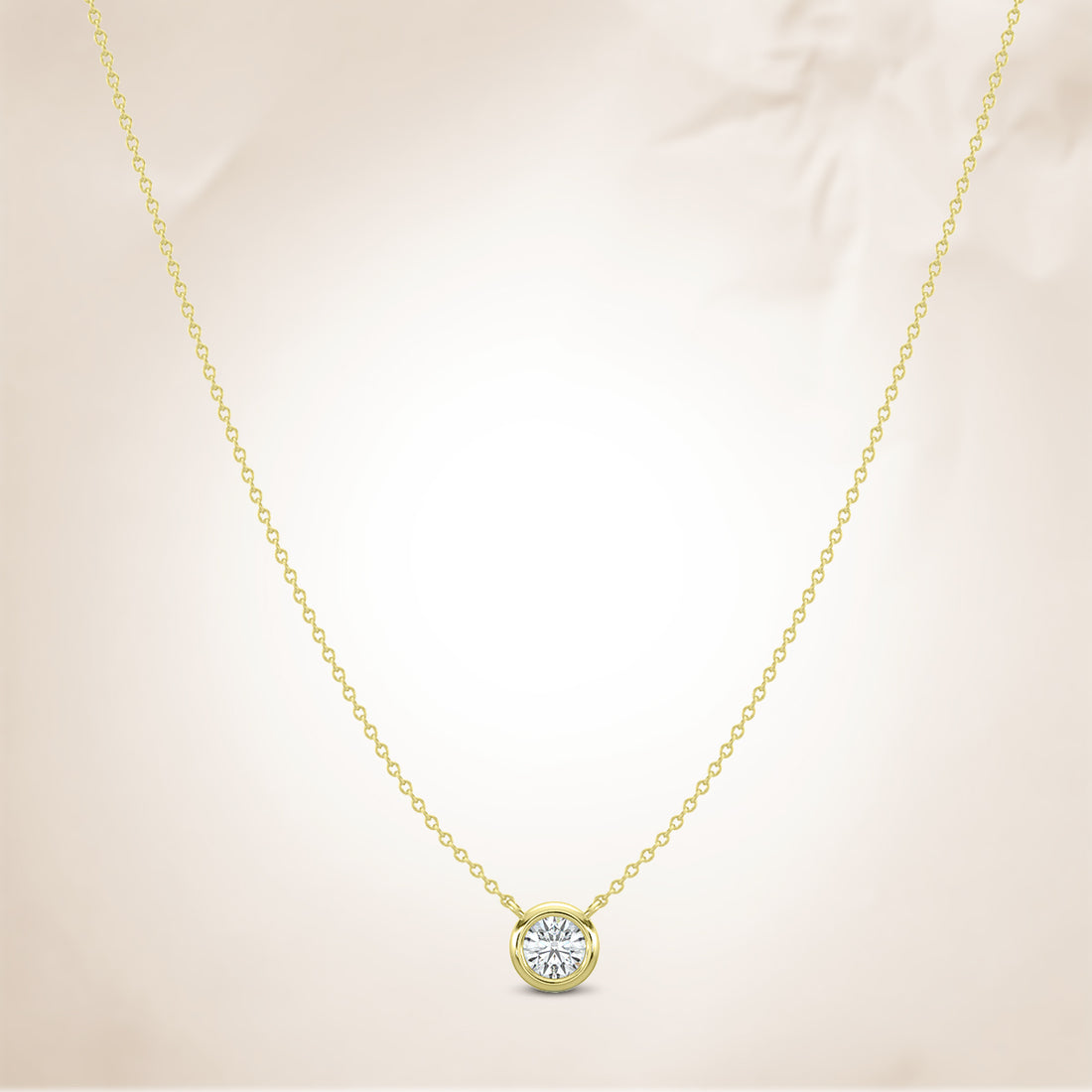 Classic 0.33 CTW Diamond Station Necklace With 1 Stone