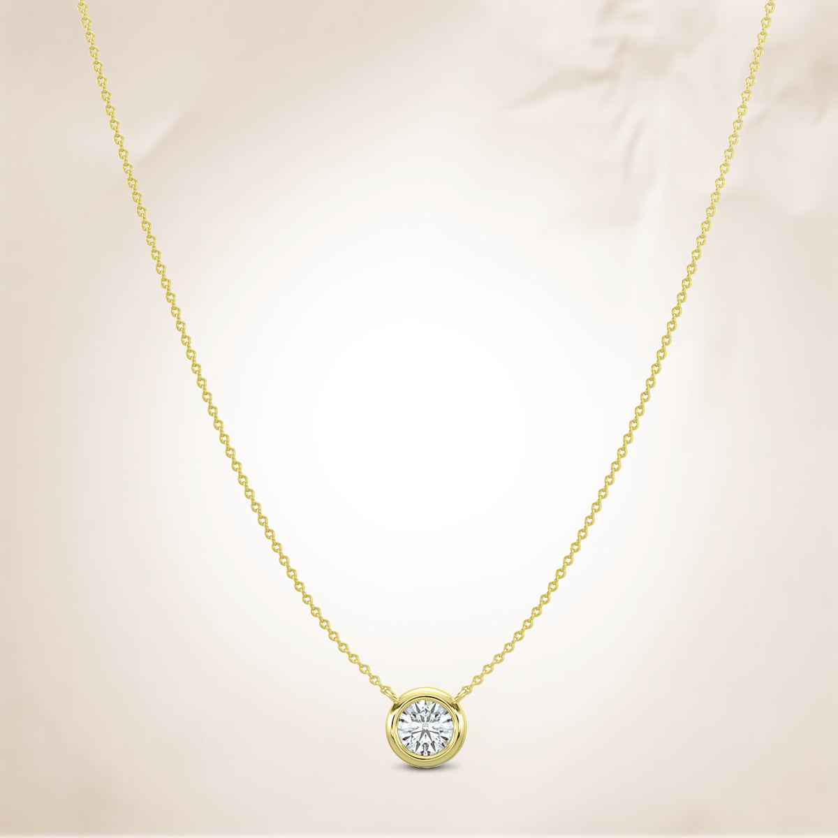 Classic 0.50 CTW Diamond Station Necklace With 1 Stone
