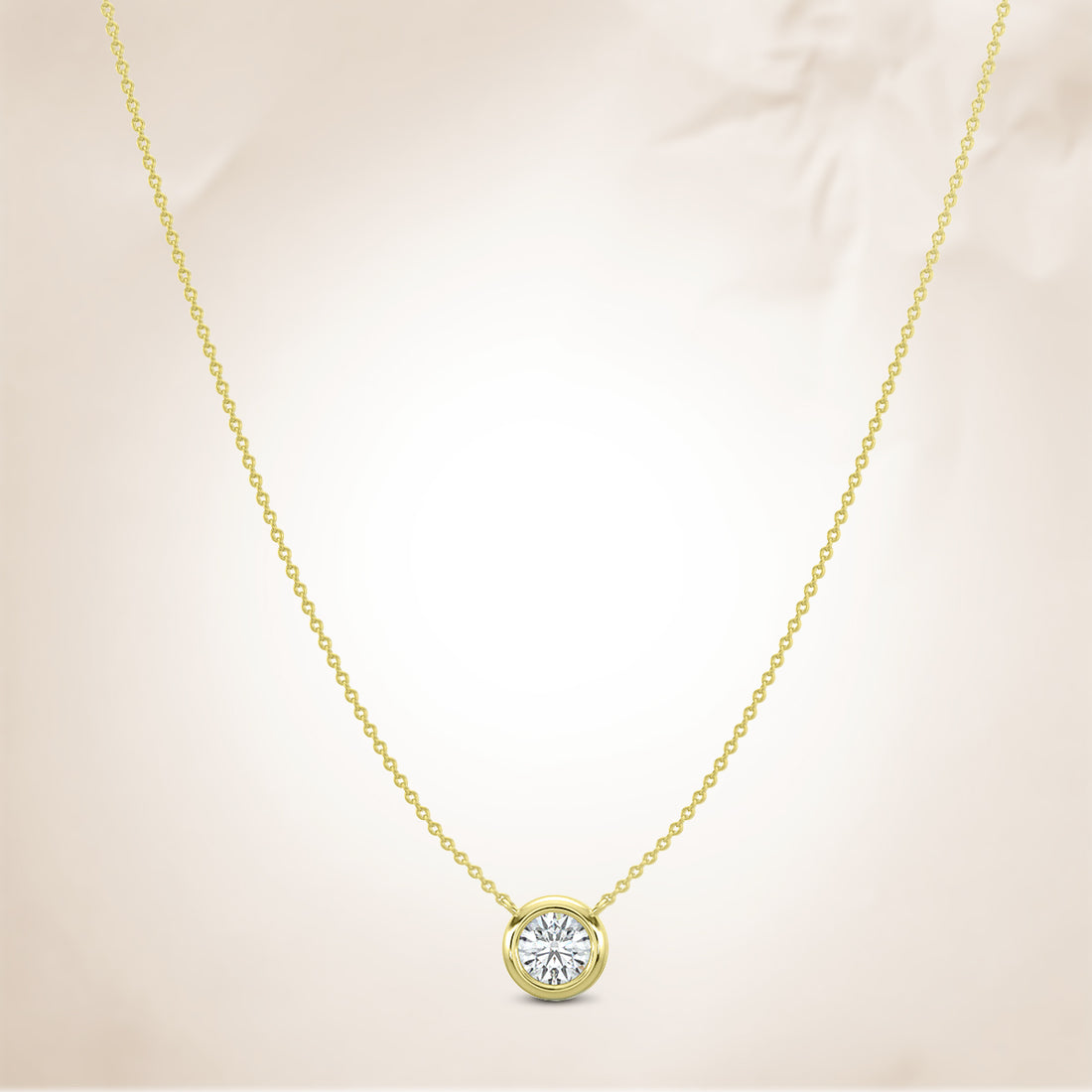 Classic 0.50 CTW Diamond Station Necklace With 1 Stone