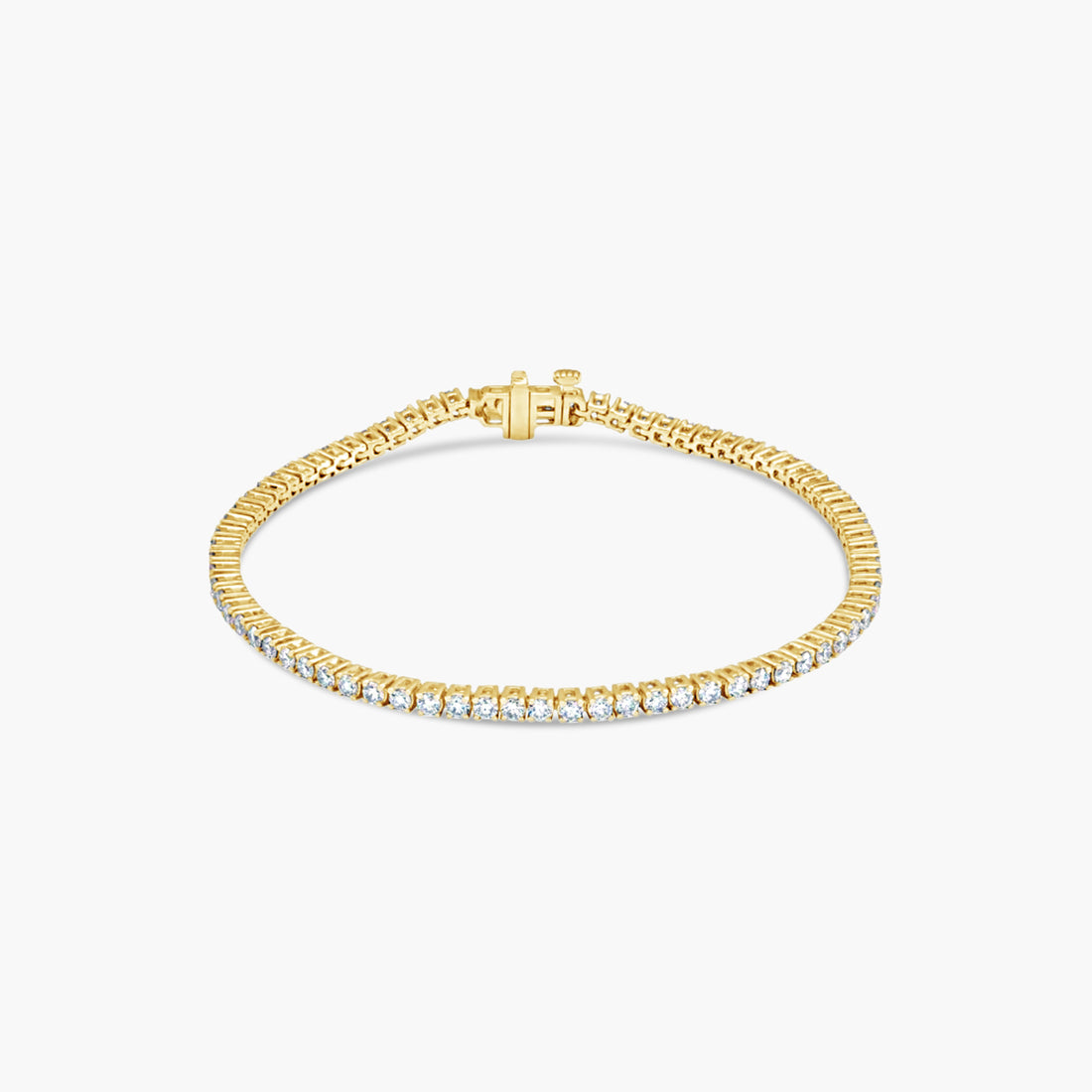 10 CTW Classic Lab-Grown Diamond Tennis Bracelet – 14K White Gold