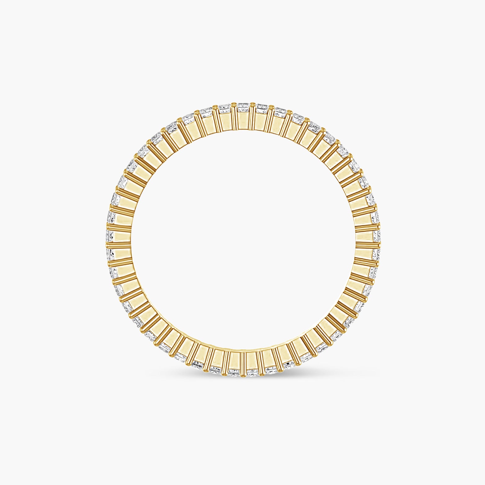 Natural Diamond Square Eternity Band