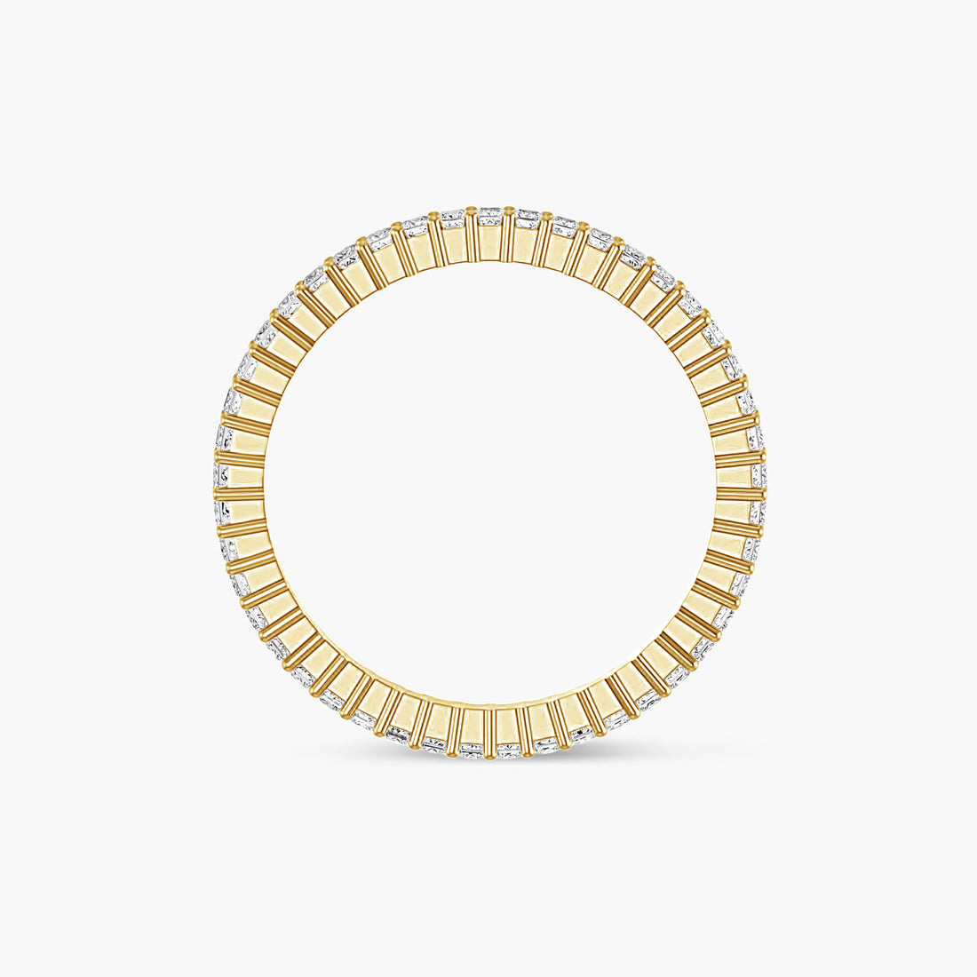 Natural Diamond Square Eternity Band