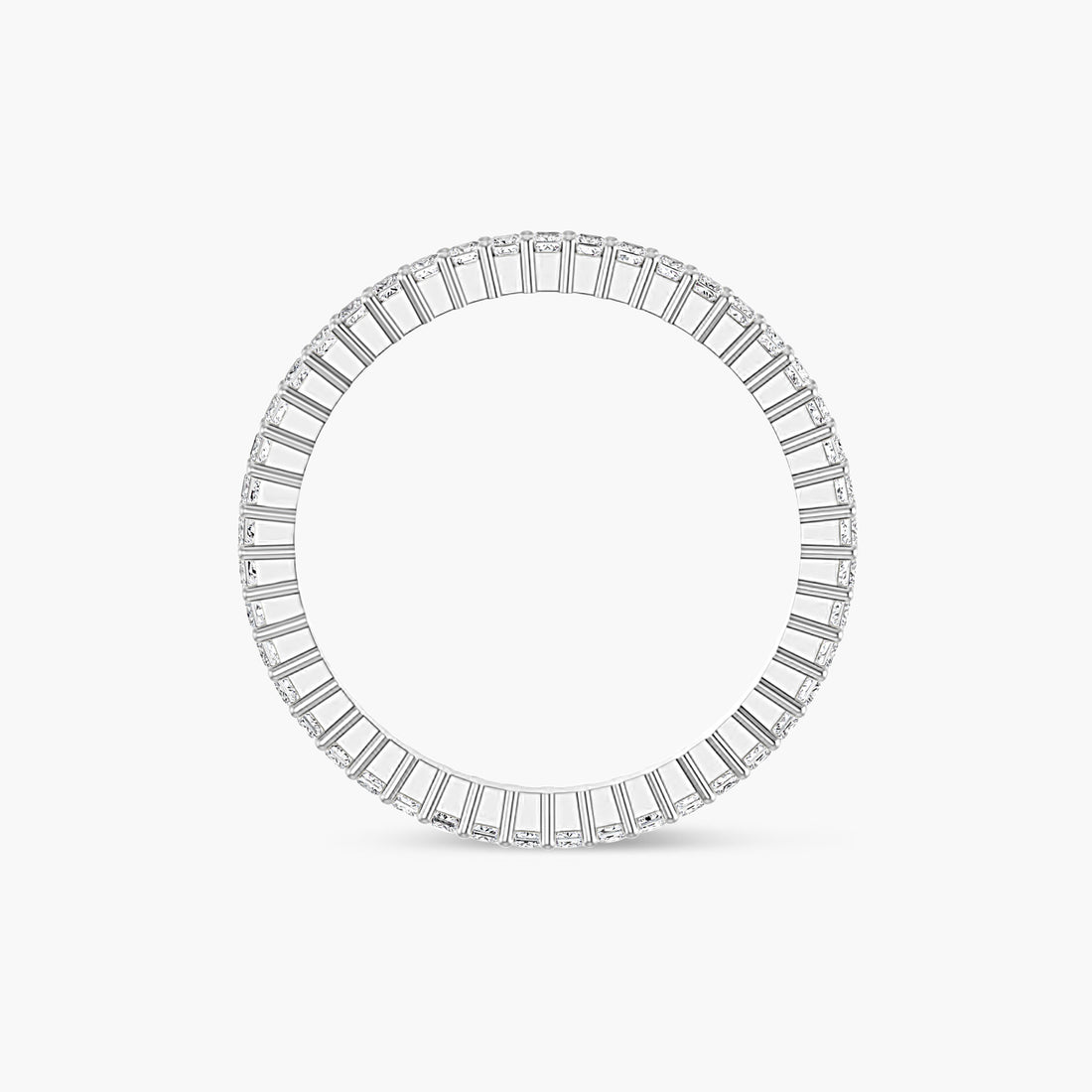 Natural Diamond Square Eternity Band