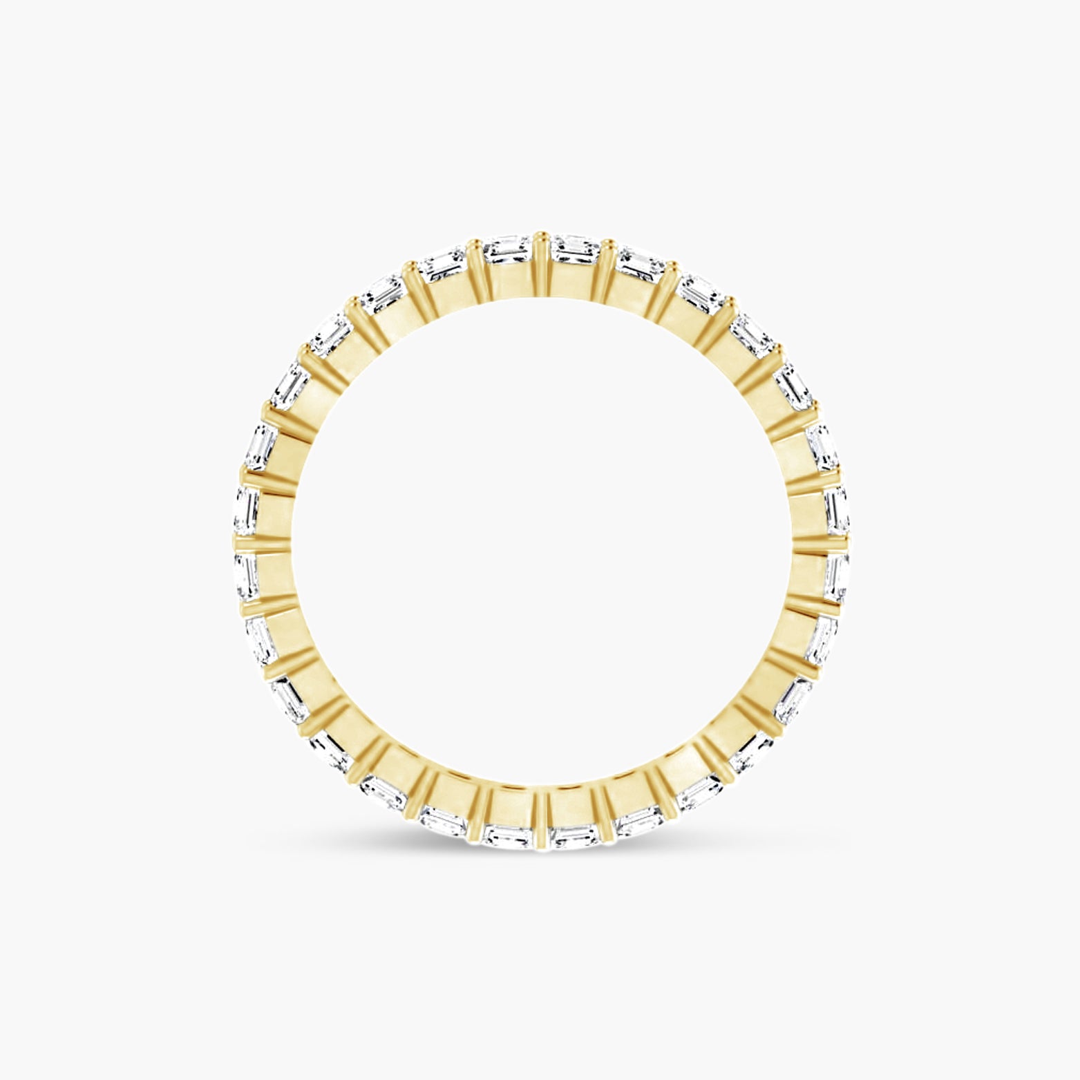 Natural Diamond Asscher Eternity Band