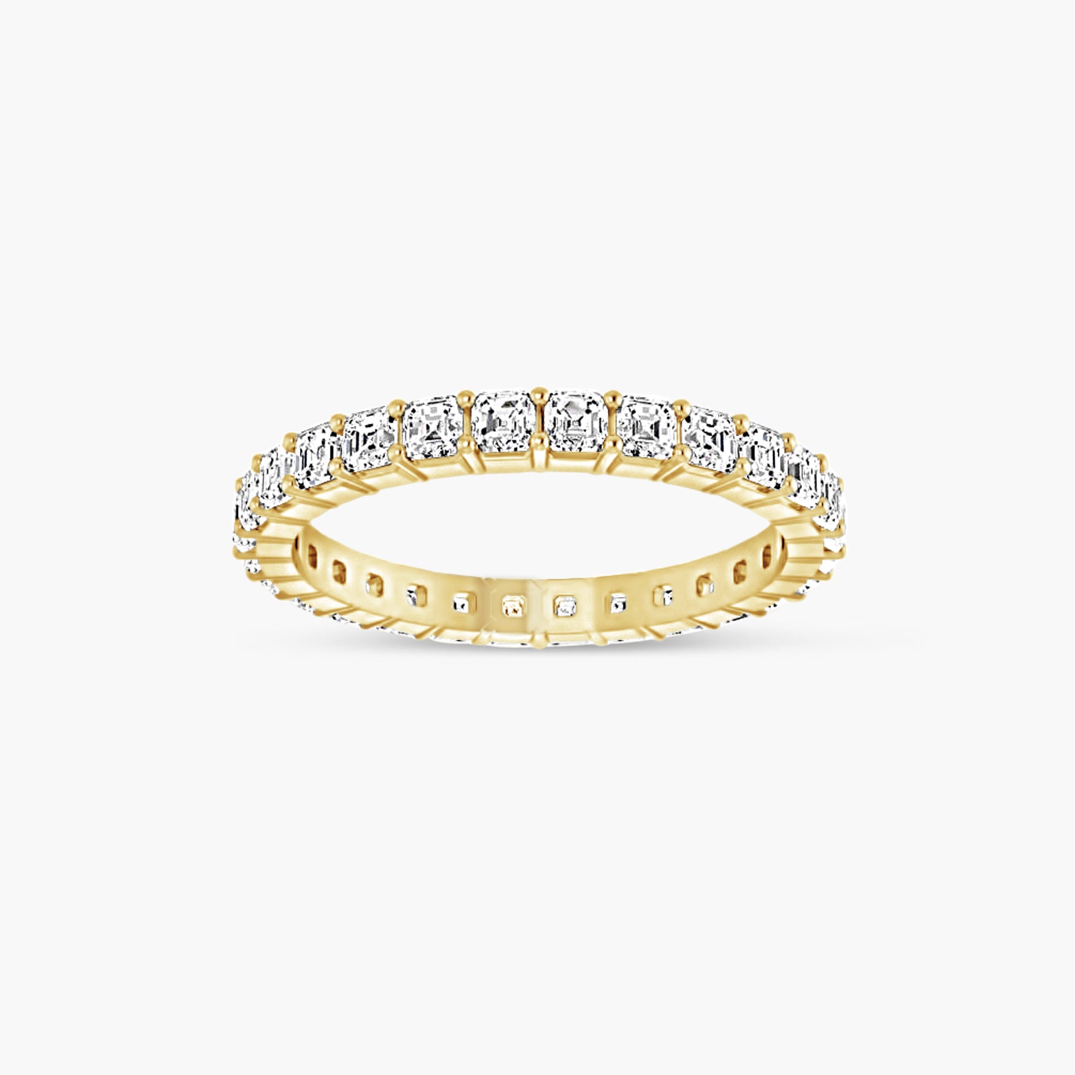 Natural Diamond Asscher Eternity Band