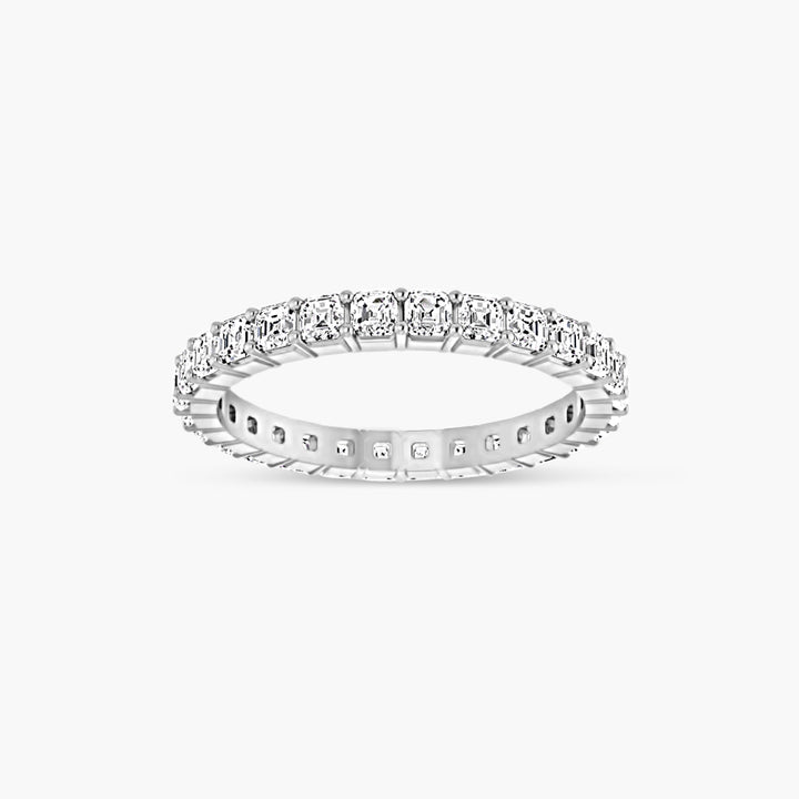 Natural Diamond Asscher Eternity Band