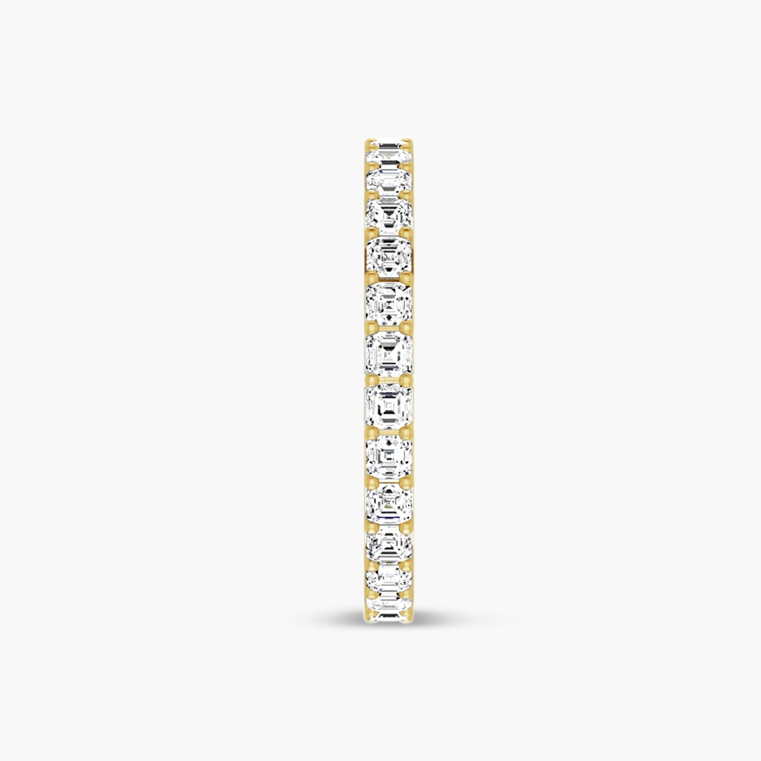 Natural Diamond Asscher Eternity Band