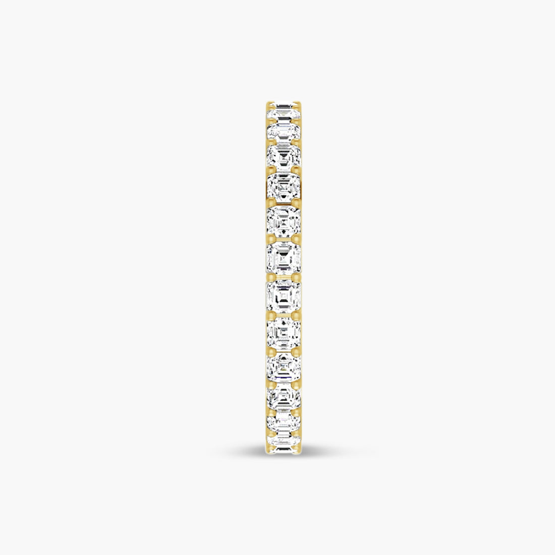 Natural Diamond Asscher Eternity Band