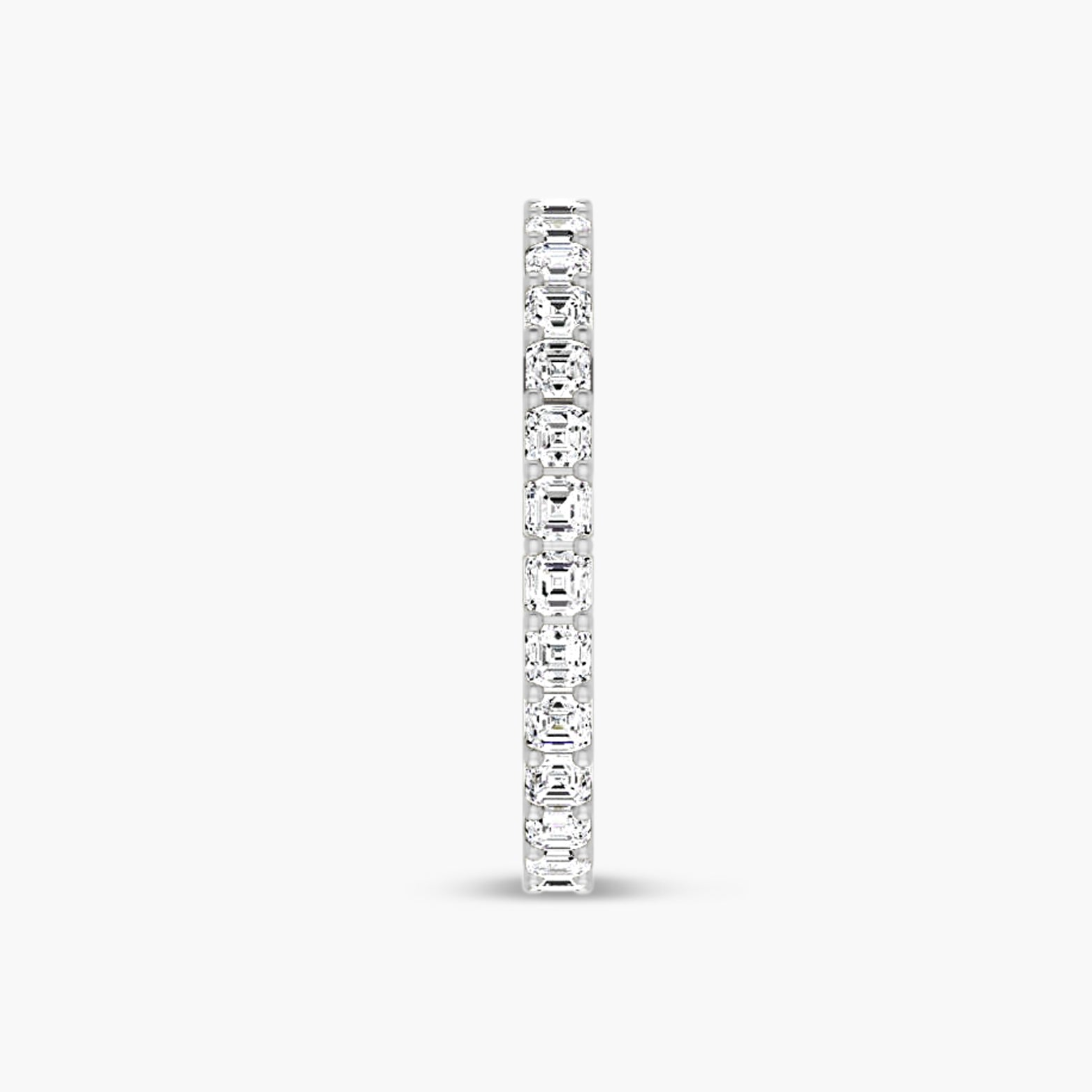 Natural Diamond Asscher Eternity Band
