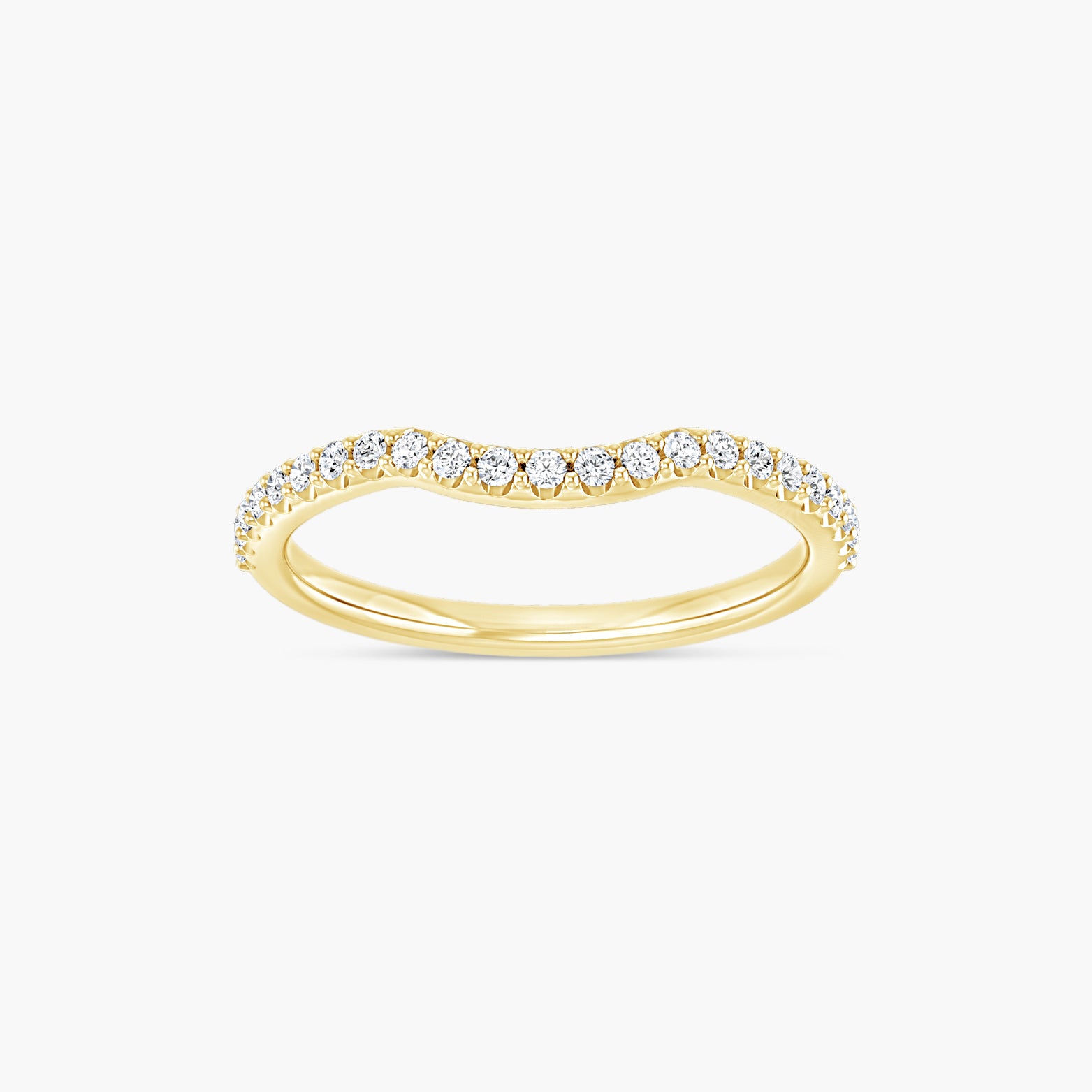 1/5 CTW Lab Grown Diamond Contour Band
