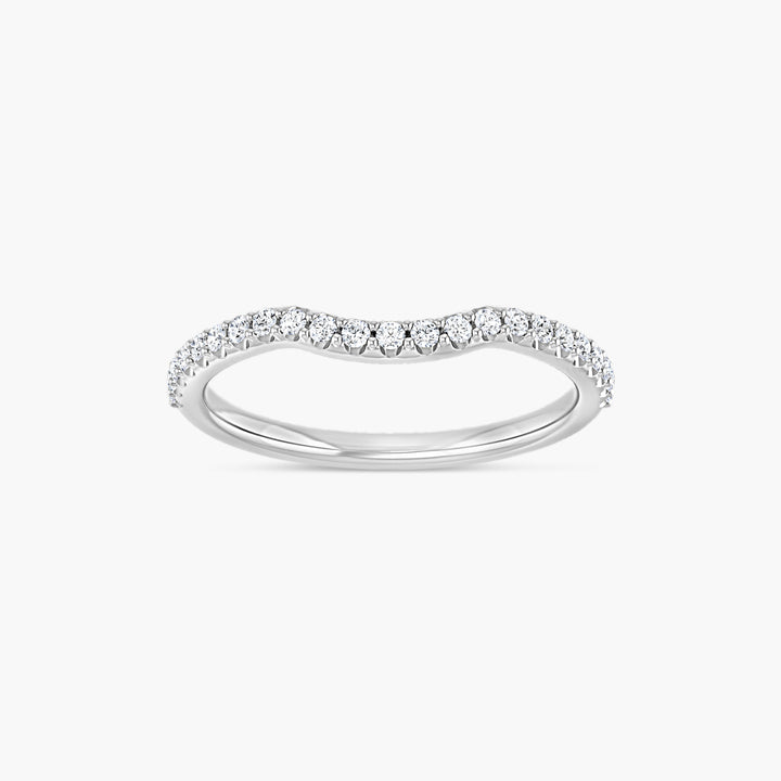 1/5 CTW Lab Grown Diamond Contour Band