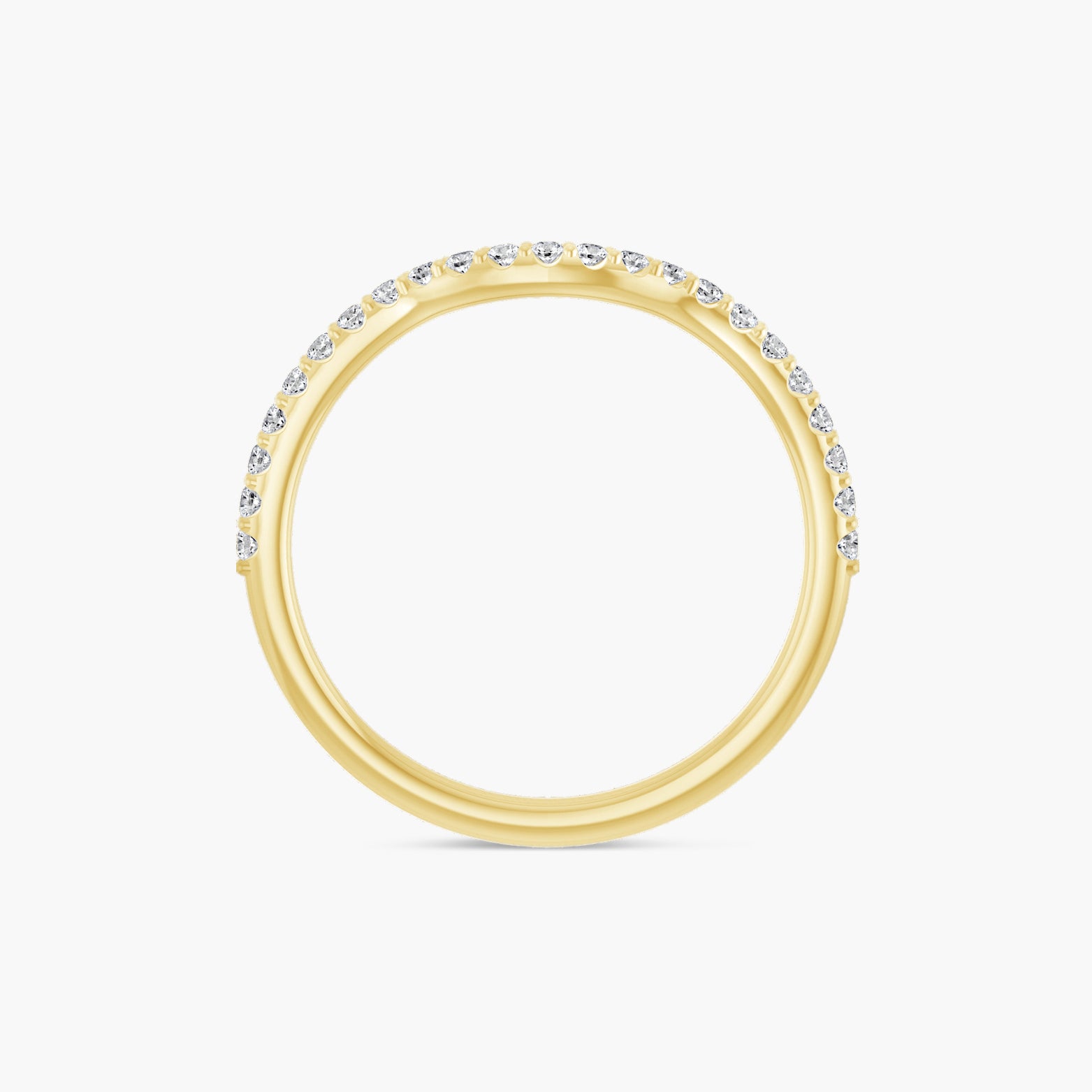 1/5 CTW Lab Grown Diamond Contour Band