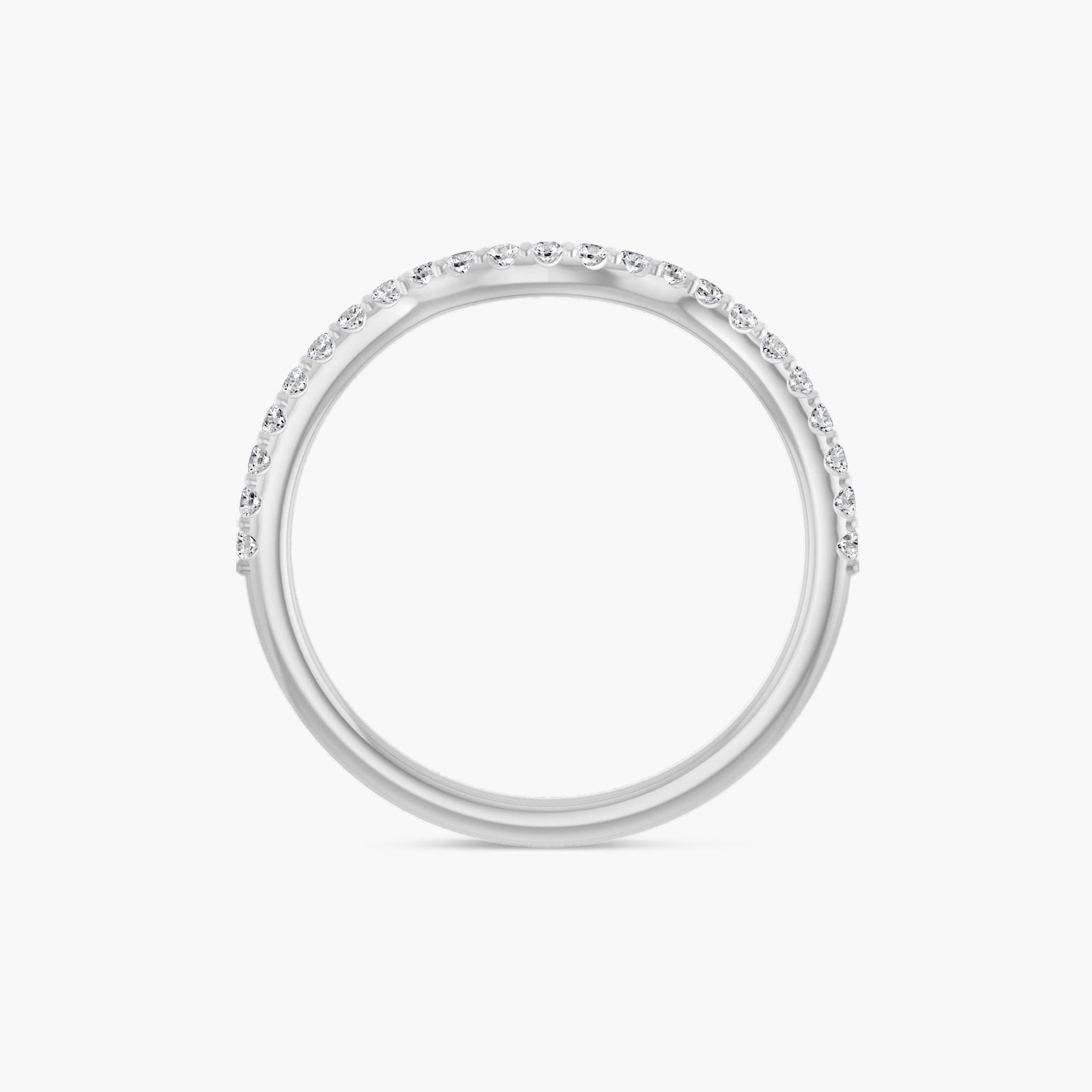 1/5 CTW Lab Grown Diamond Contour Band