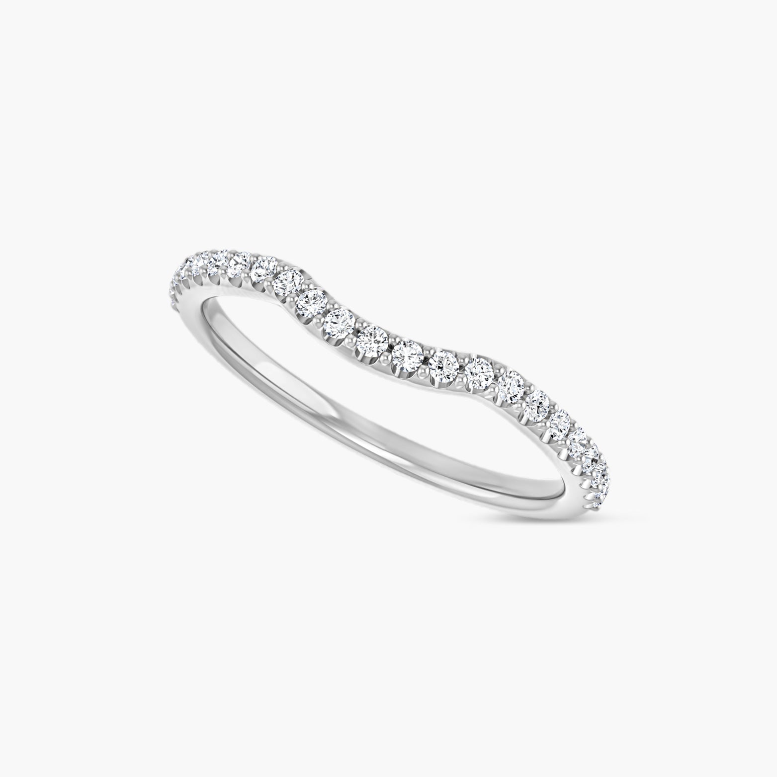 1/5 CTW Lab Grown Diamond Contour Band