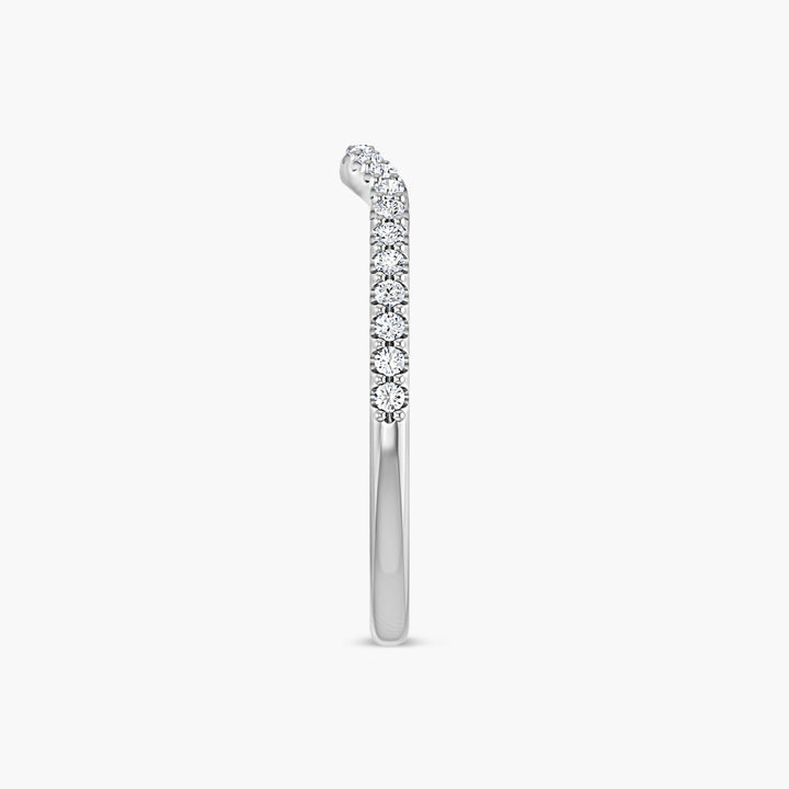1/5 CTW Lab Grown Diamond Contour Band
