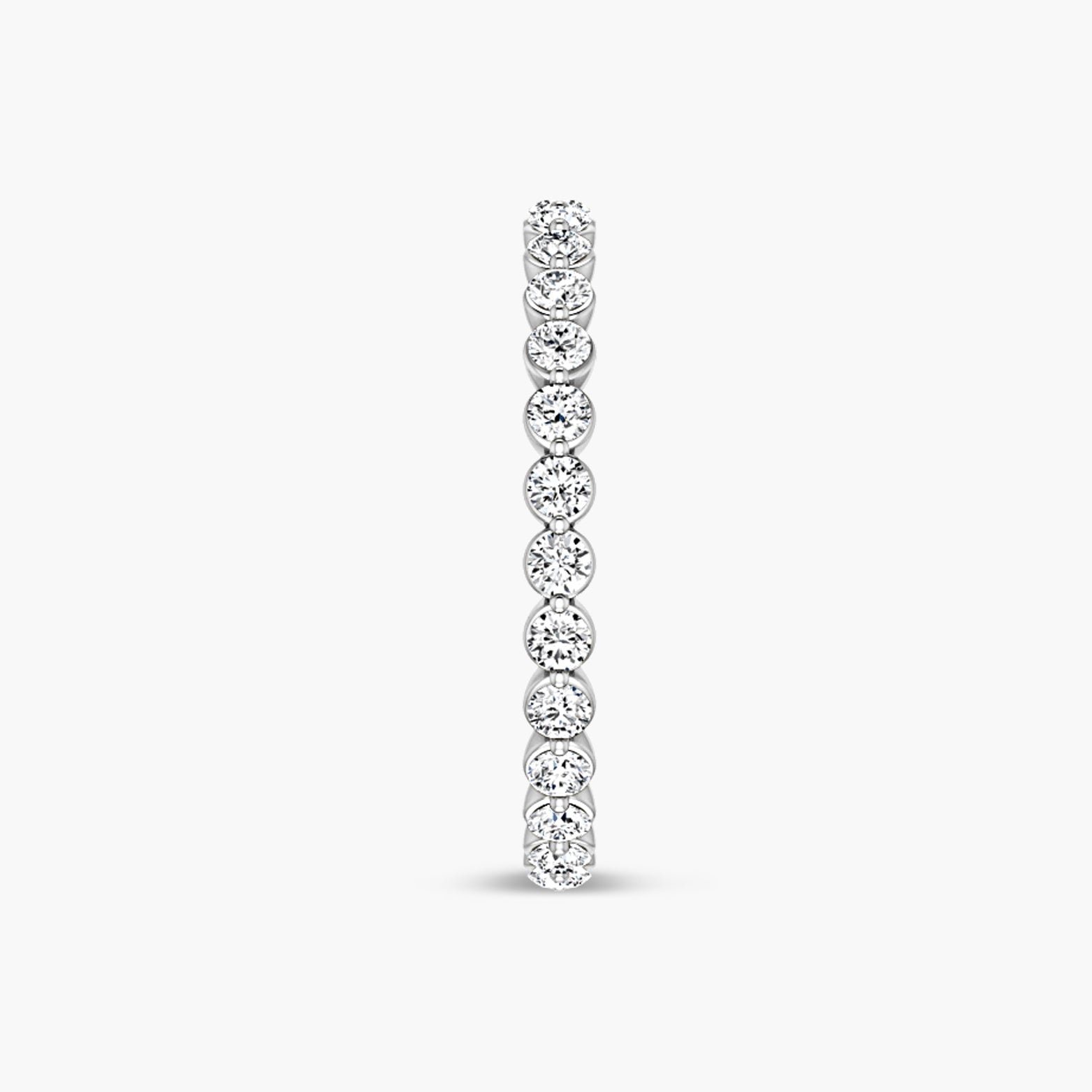 Lab-Grown Diamond Bezel Eternity Band