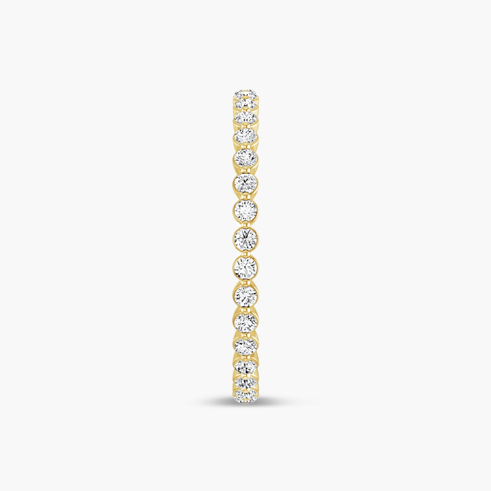 Lab-Grown Diamond Bezel Eternity Band