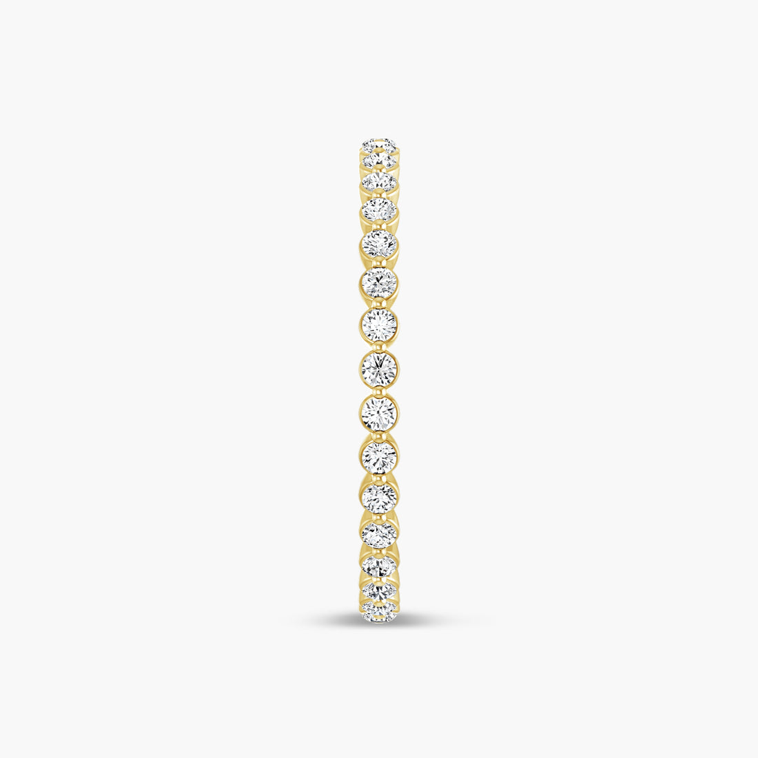 Lab-Grown Diamond Bezel Eternity Band