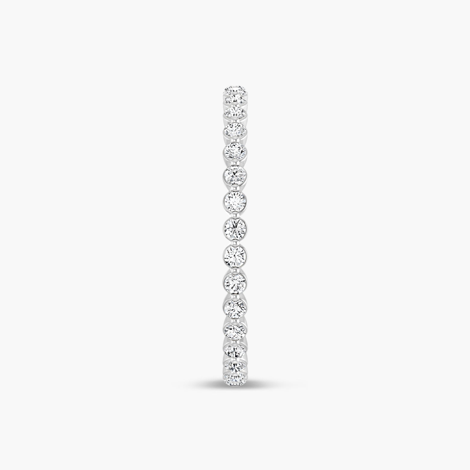 Lab-Grown Diamond Bezel Eternity Band