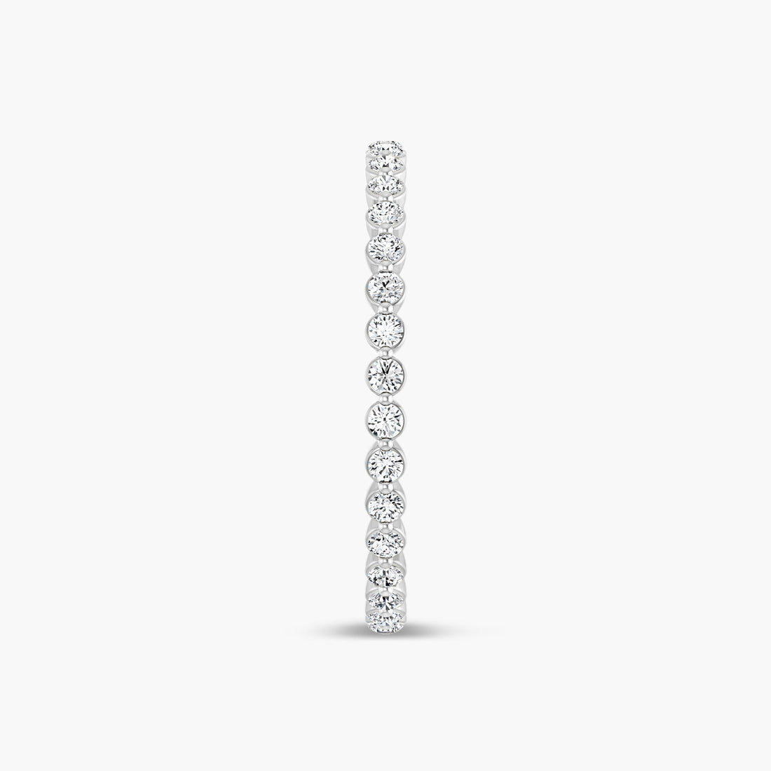 Lab-Grown Diamond Bezel Eternity Band