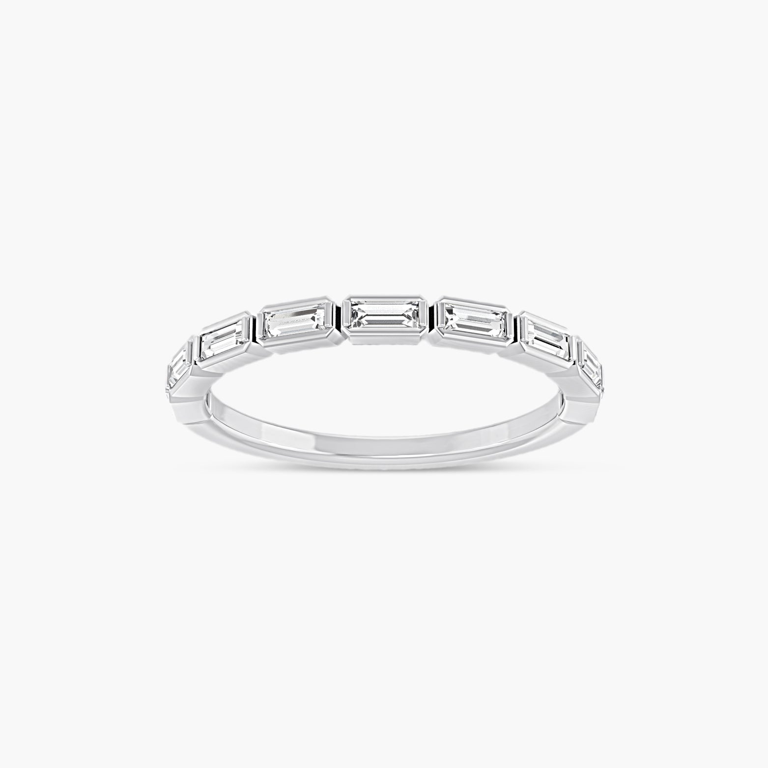 Straight Baguette Lab-Grown Diamond Anniversary Band