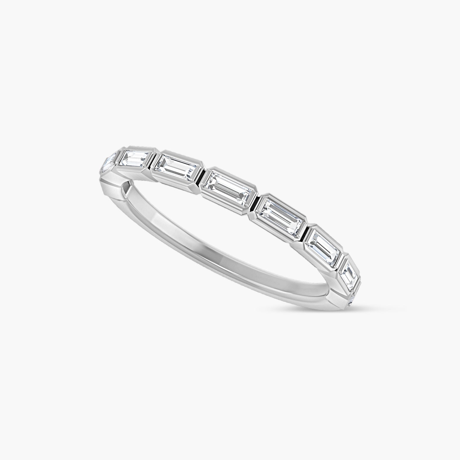 Straight Baguette Lab-Grown Diamond Anniversary Band