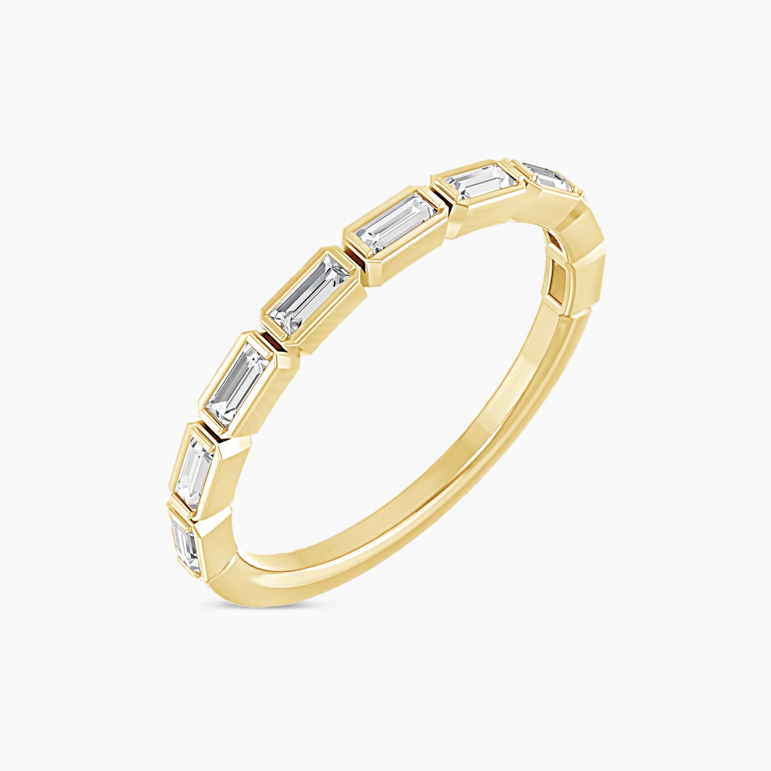 Straight Baguette Lab-Grown Diamond Anniversary Band