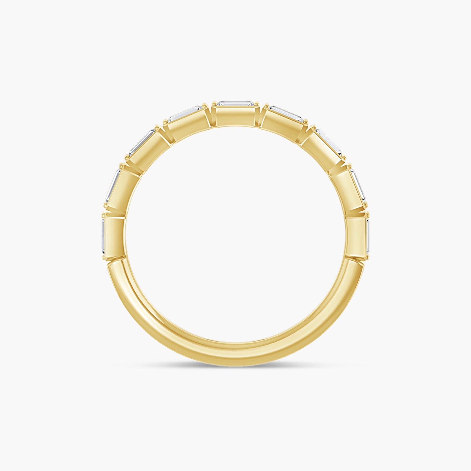 Straight Baguette Lab-Grown Diamond Anniversary Band