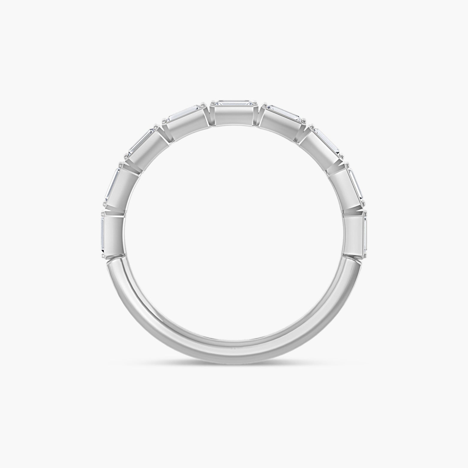 Straight Baguette Lab-Grown Diamond Anniversary Band