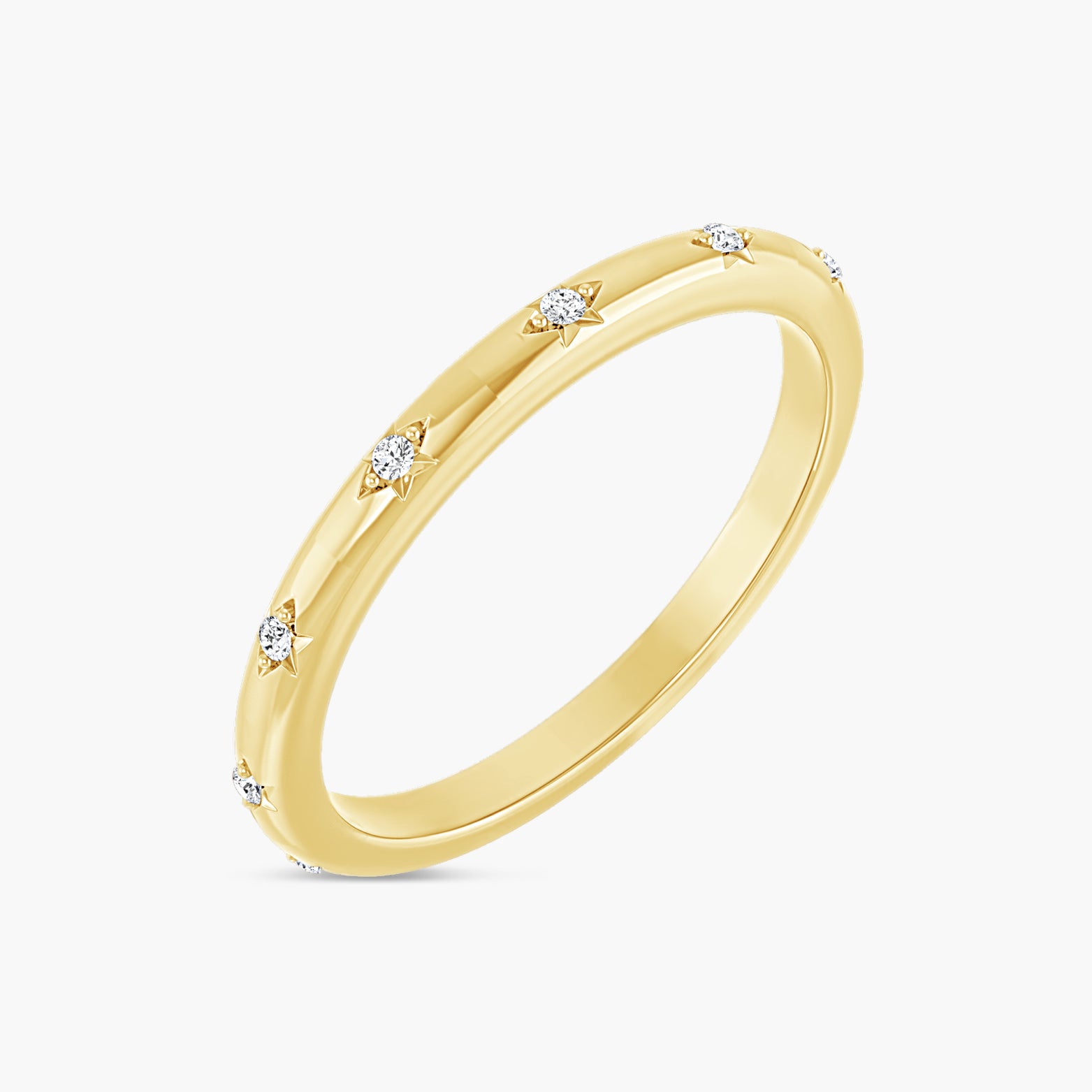 .06 CTW Natural Diamond Celestial Eternity Band