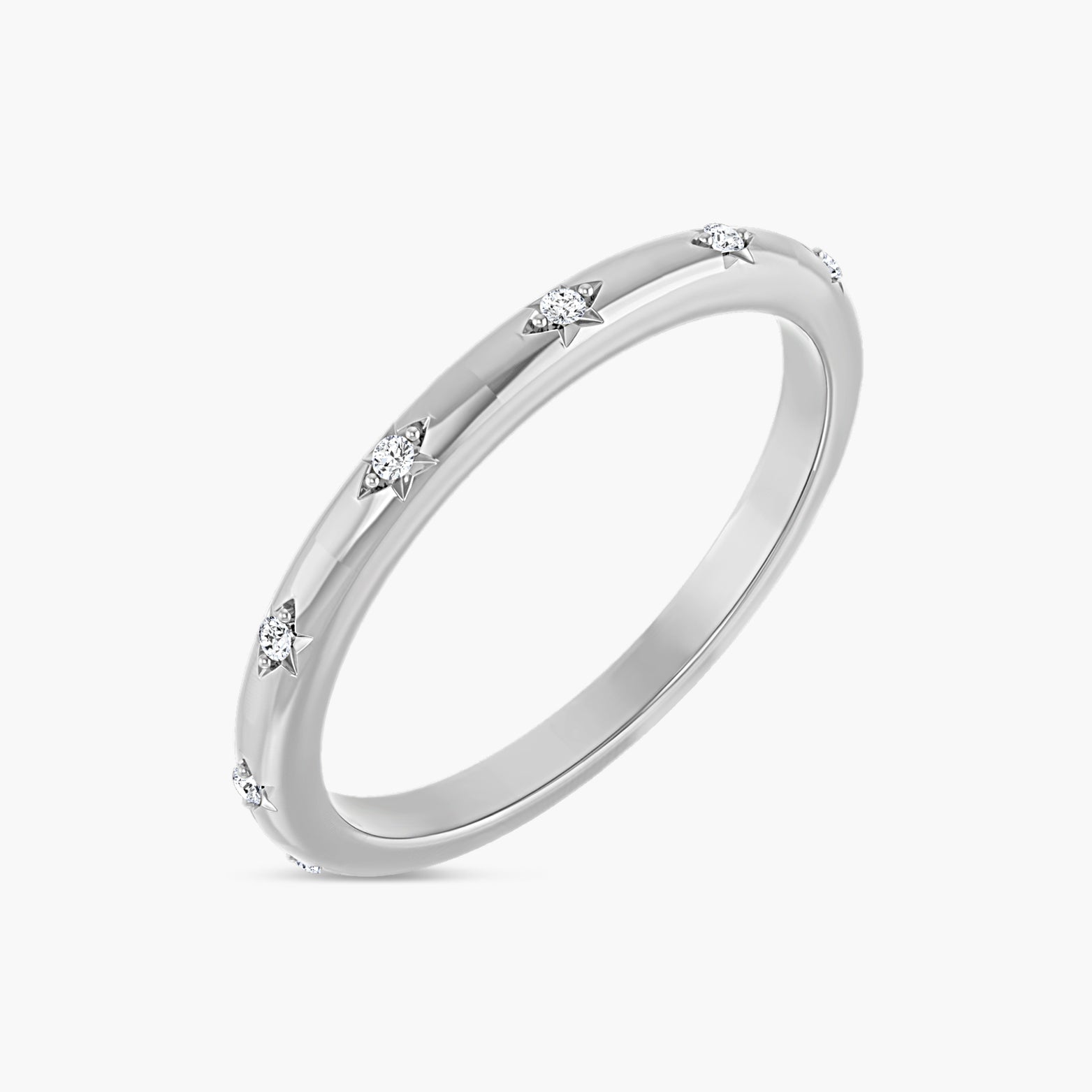 .06 CTW Natural Diamond Celestial Eternity Band