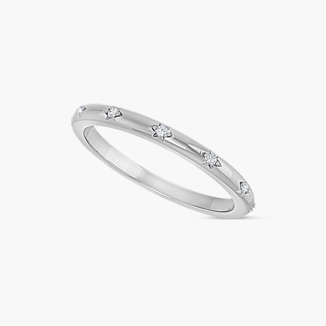 .06 CTW Natural Diamond Celestial Eternity Band