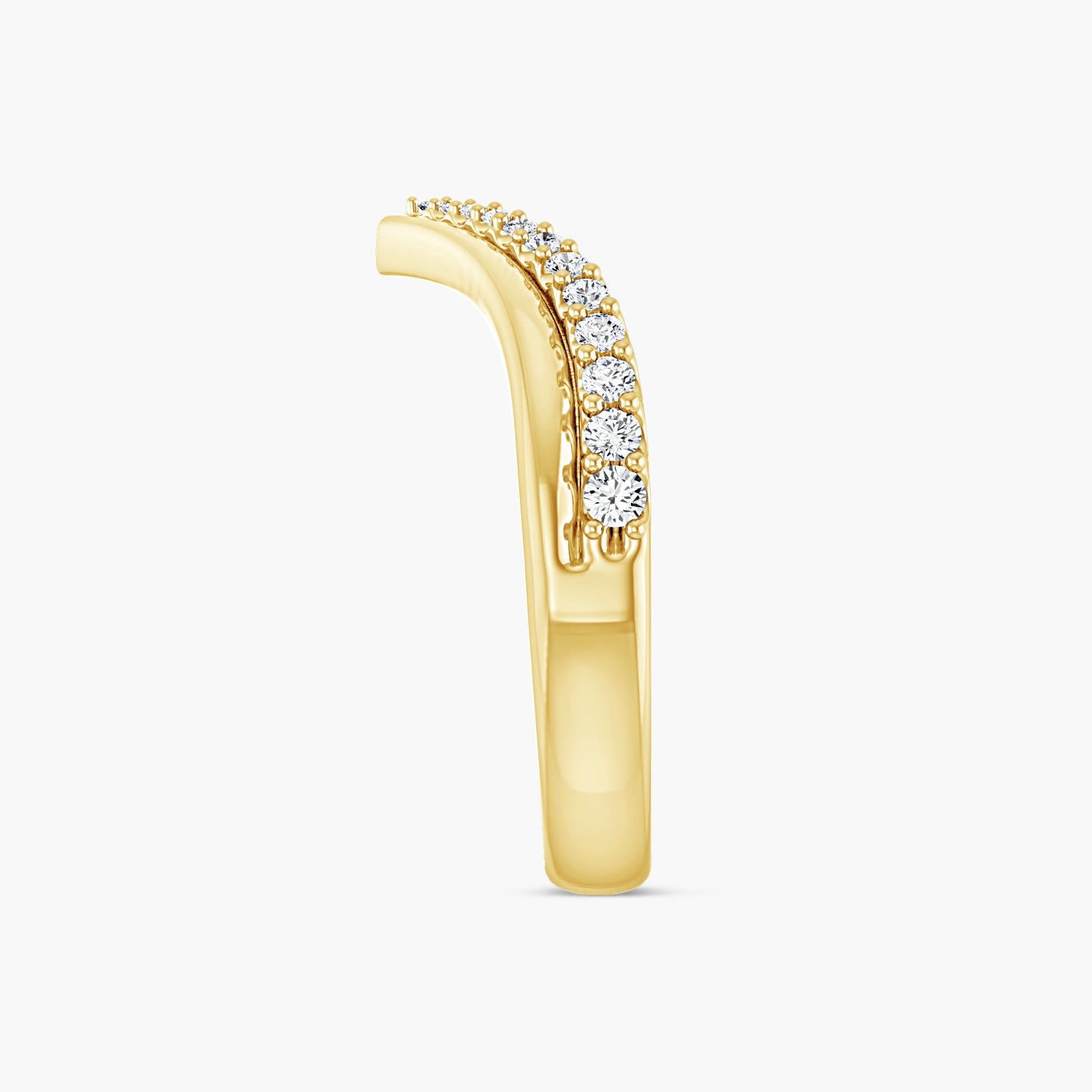 1/3 CTW Lab-Grown Diamond Contour Band