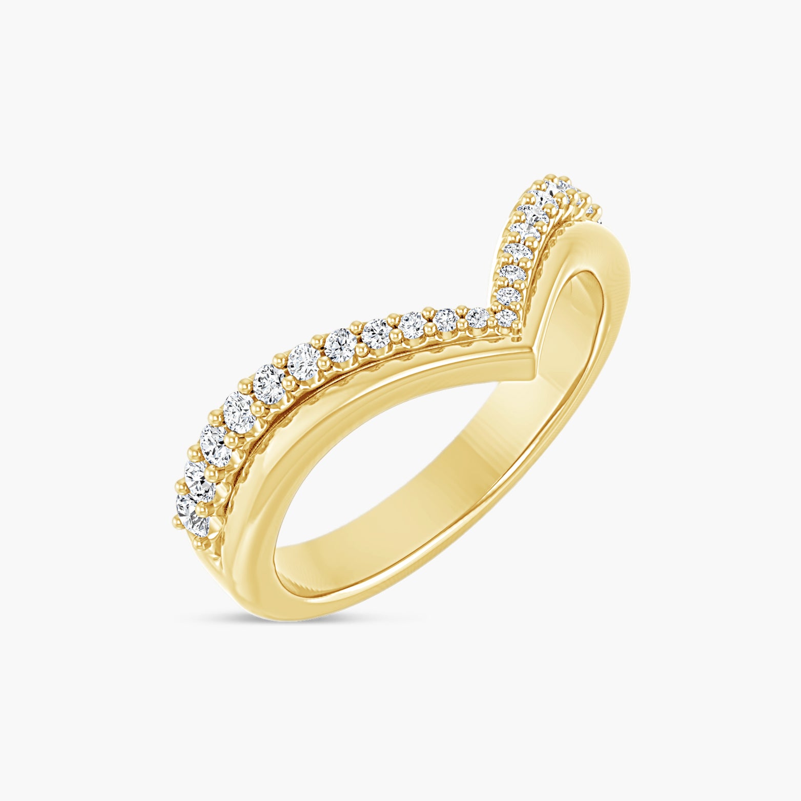 1/3 CTW Lab-Grown Diamond Contour Band