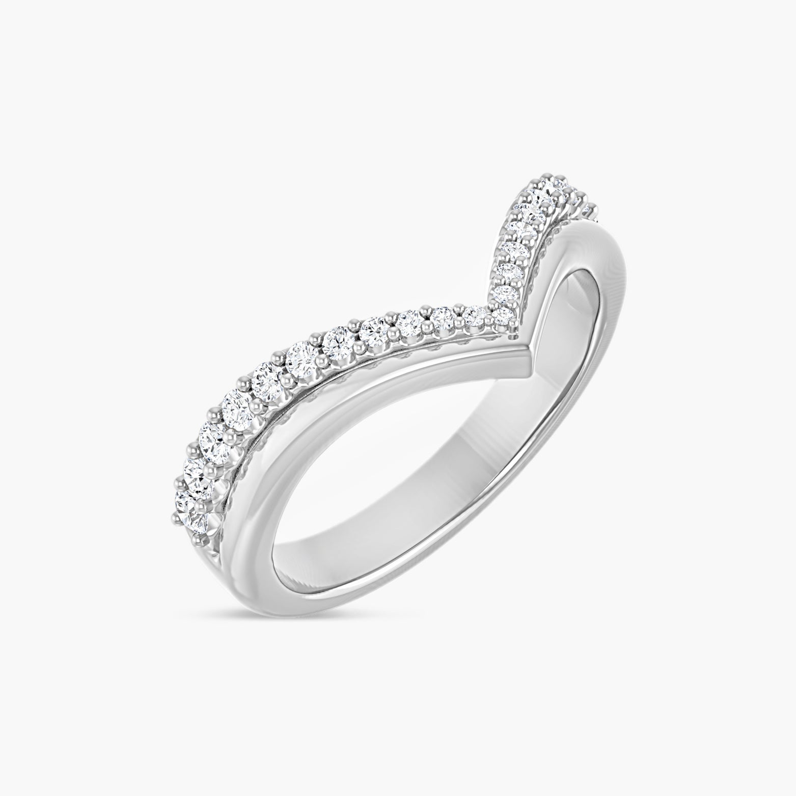 1/3 CTW Lab-Grown Diamond Contour Band