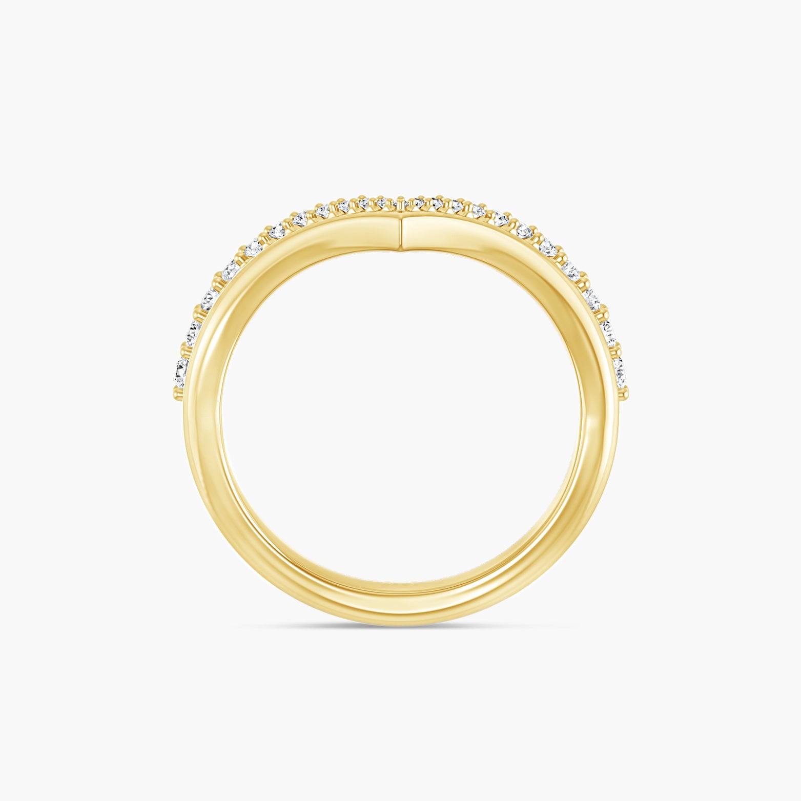1/3 CTW Lab-Grown Diamond Contour Band