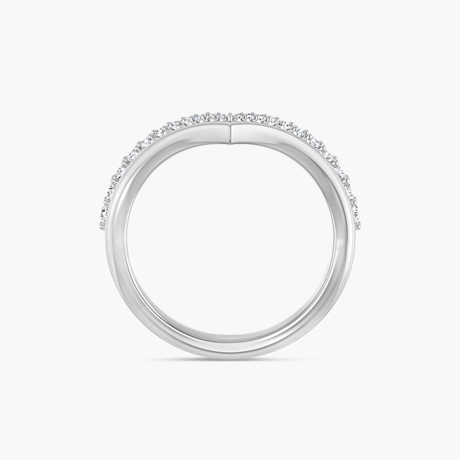 1/3 CTW Lab-Grown Diamond Contour Band