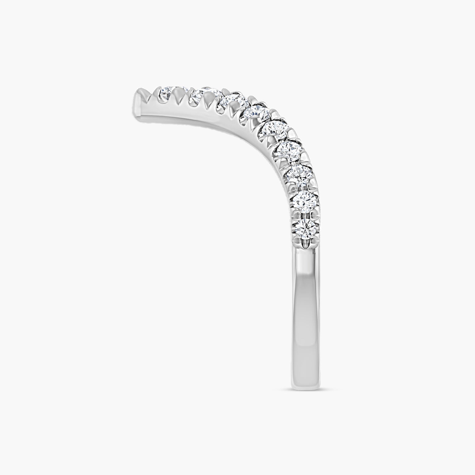 1/2 CTW Lab-Grown Diamond Contour Band