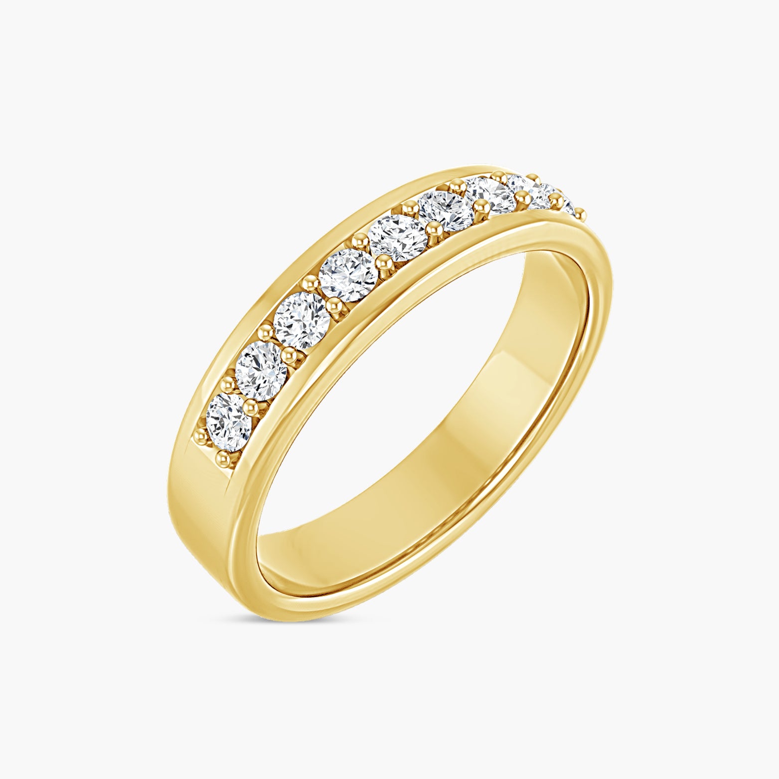1/2 CTW Lab-Grown Diamond Flat Band