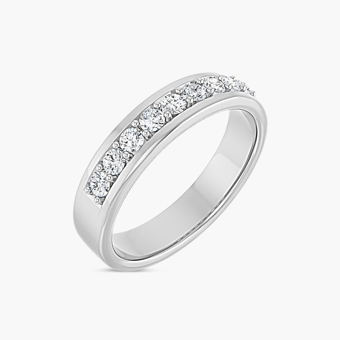1/2 CTW Lab-Grown Diamond Flat Band