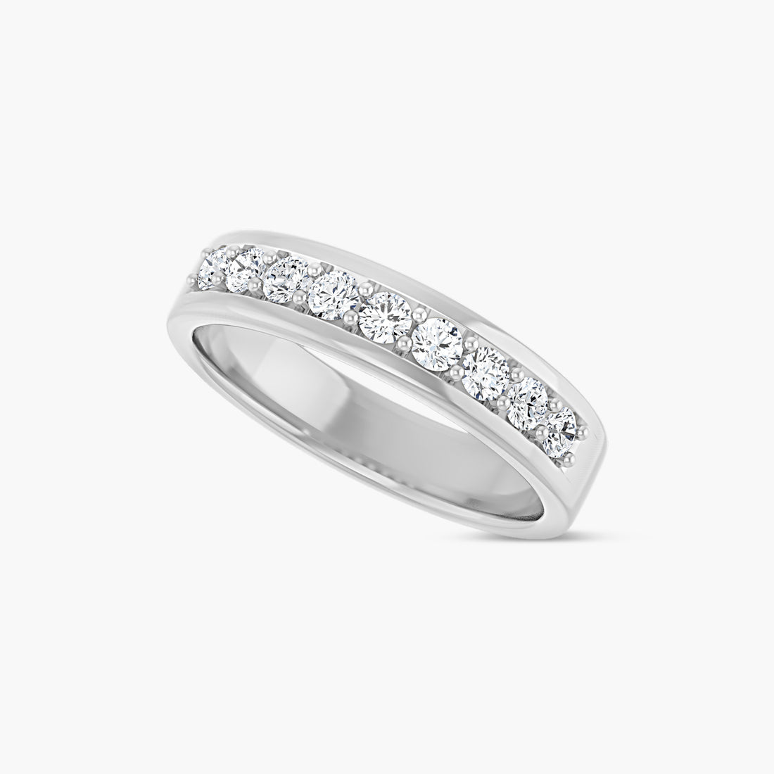 1/2 CTW Lab-Grown Diamond Flat Band