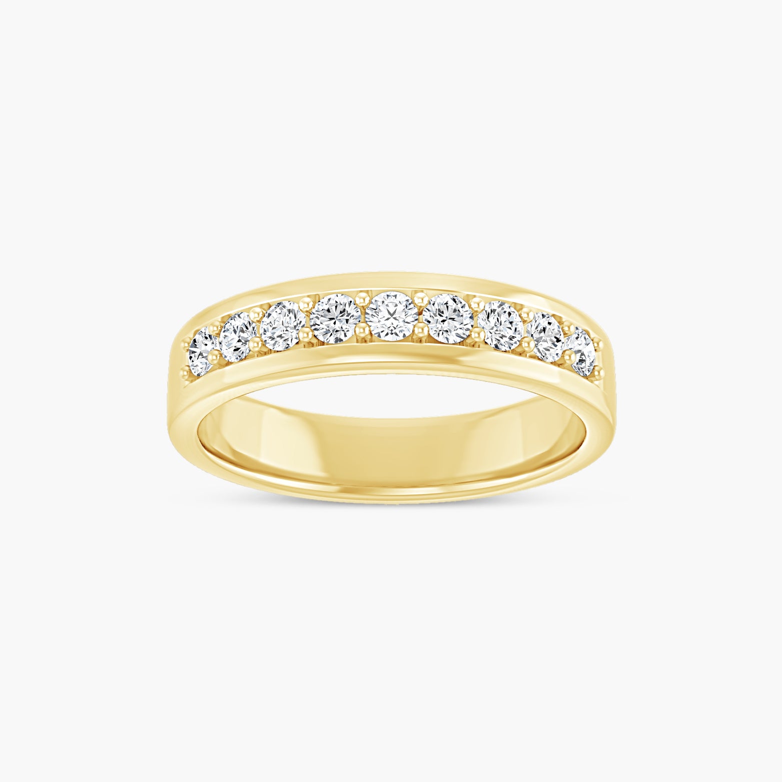 1/2 CTW Lab-Grown Diamond Flat Band