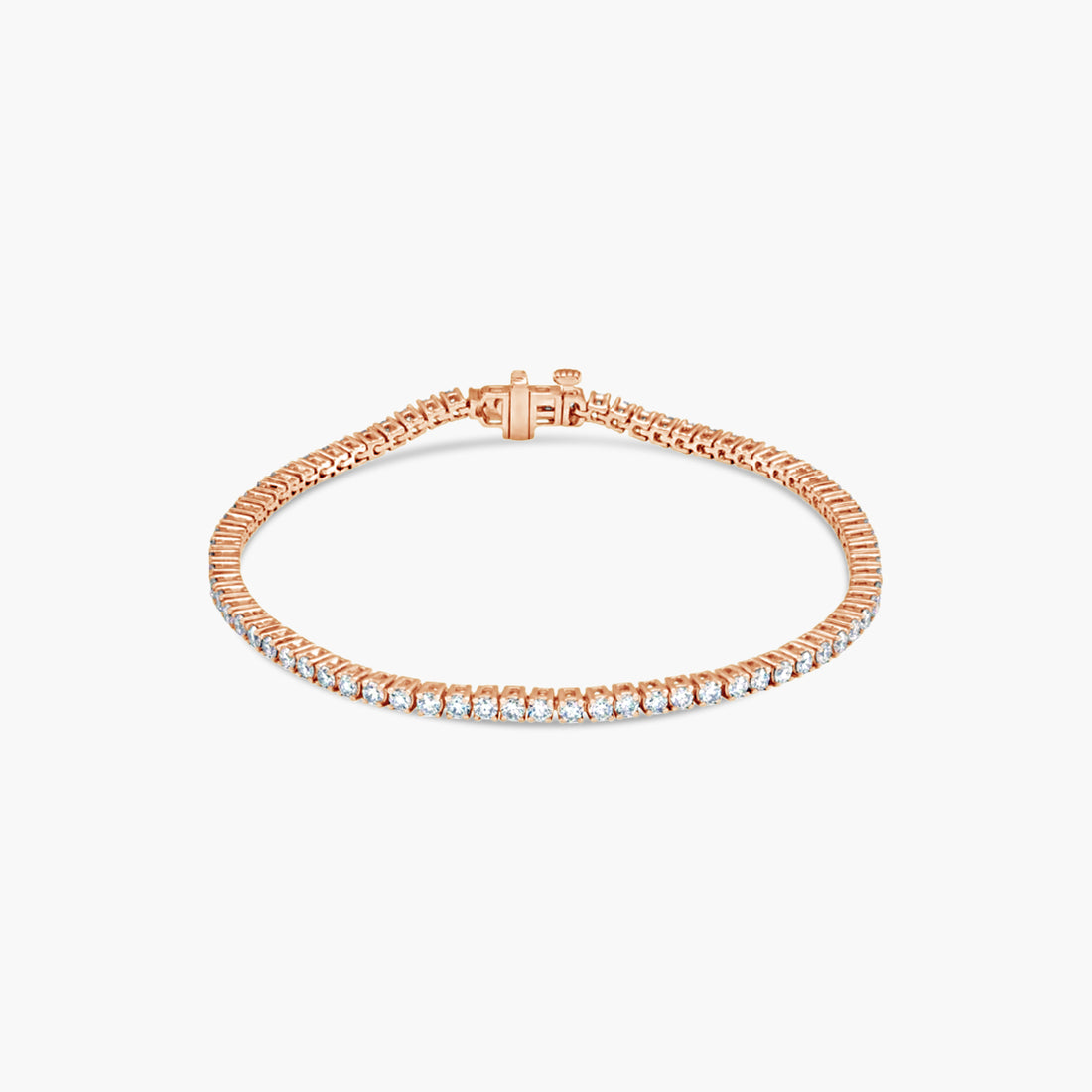 10 CTW Classic Lab-Grown Diamond Tennis Bracelet – 14K White Gold