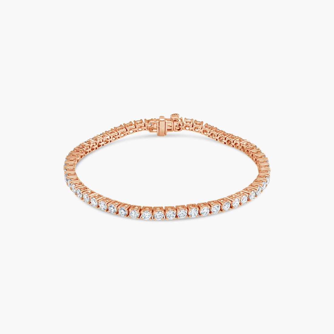 10 CTW Classic Lab-Grown Diamond Tennis Bracelet – 14K White Gold