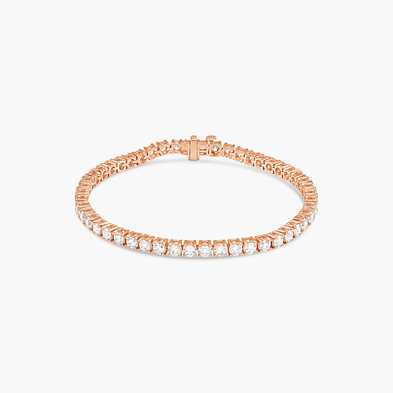 10 CTW Classic Diamond Tennis (DE, VVS2) – 14K Yellow Gold