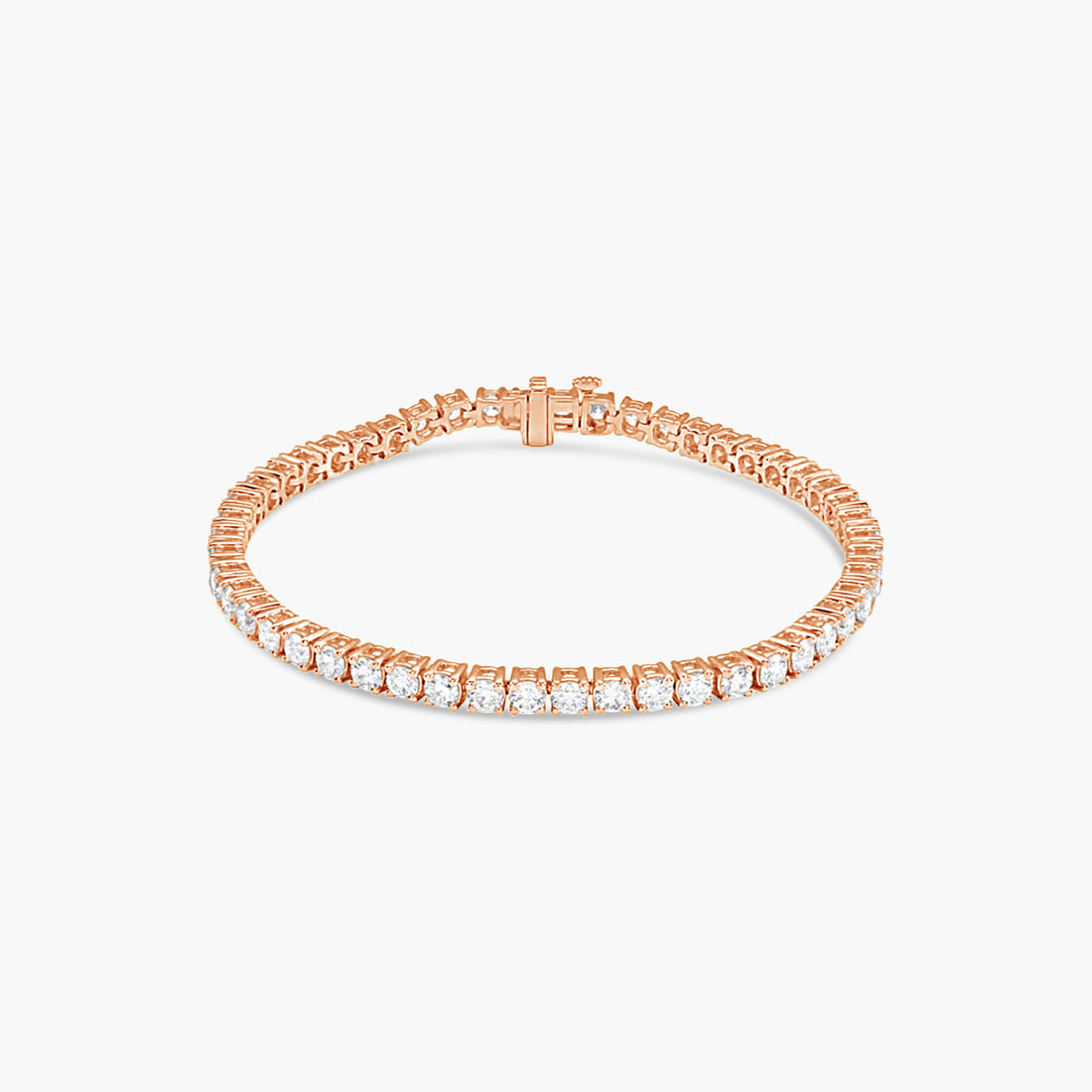 10 CTW Classic Lab-Grown Diamond Tennis Bracelet – 14K White Gold