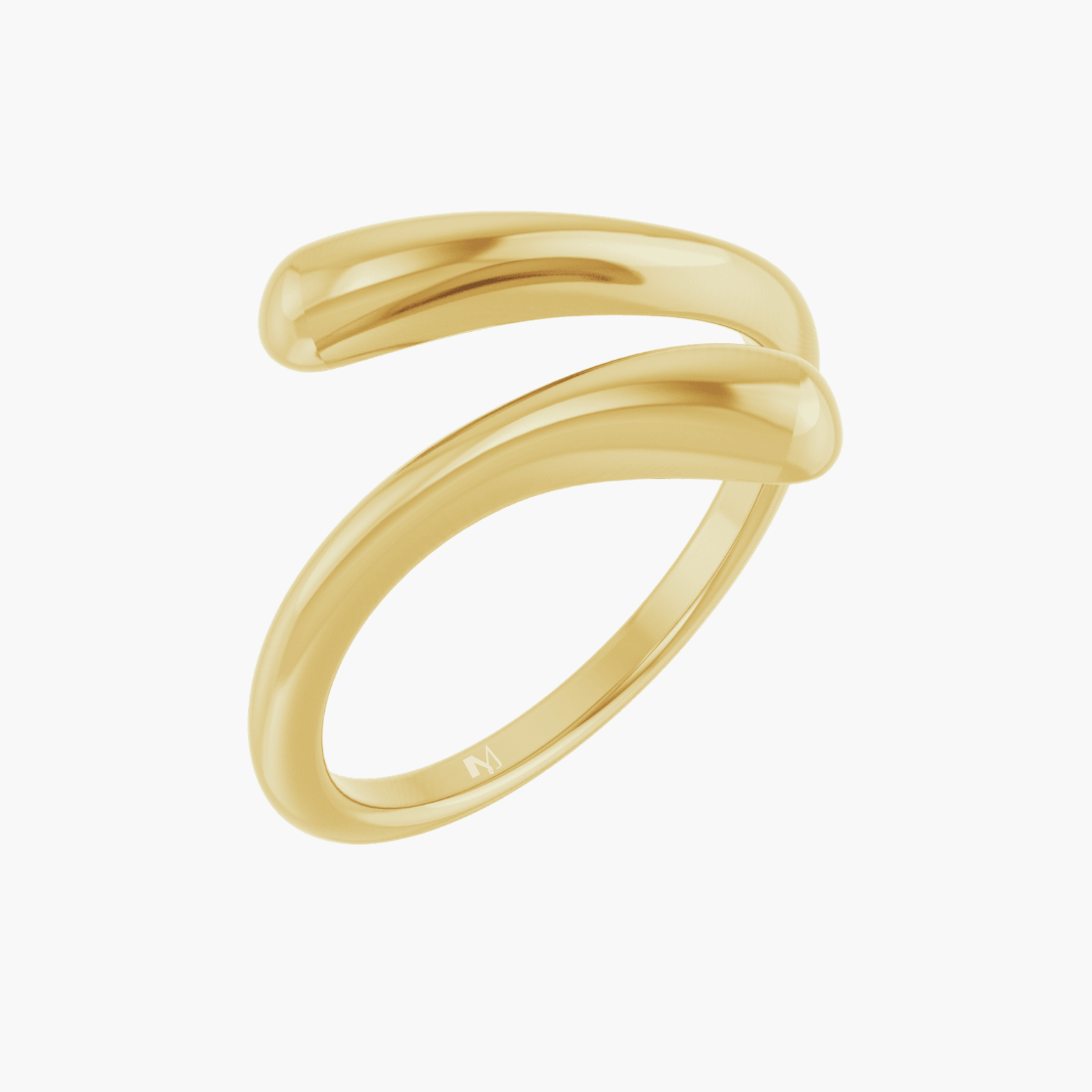 14K Gold Dome Ring