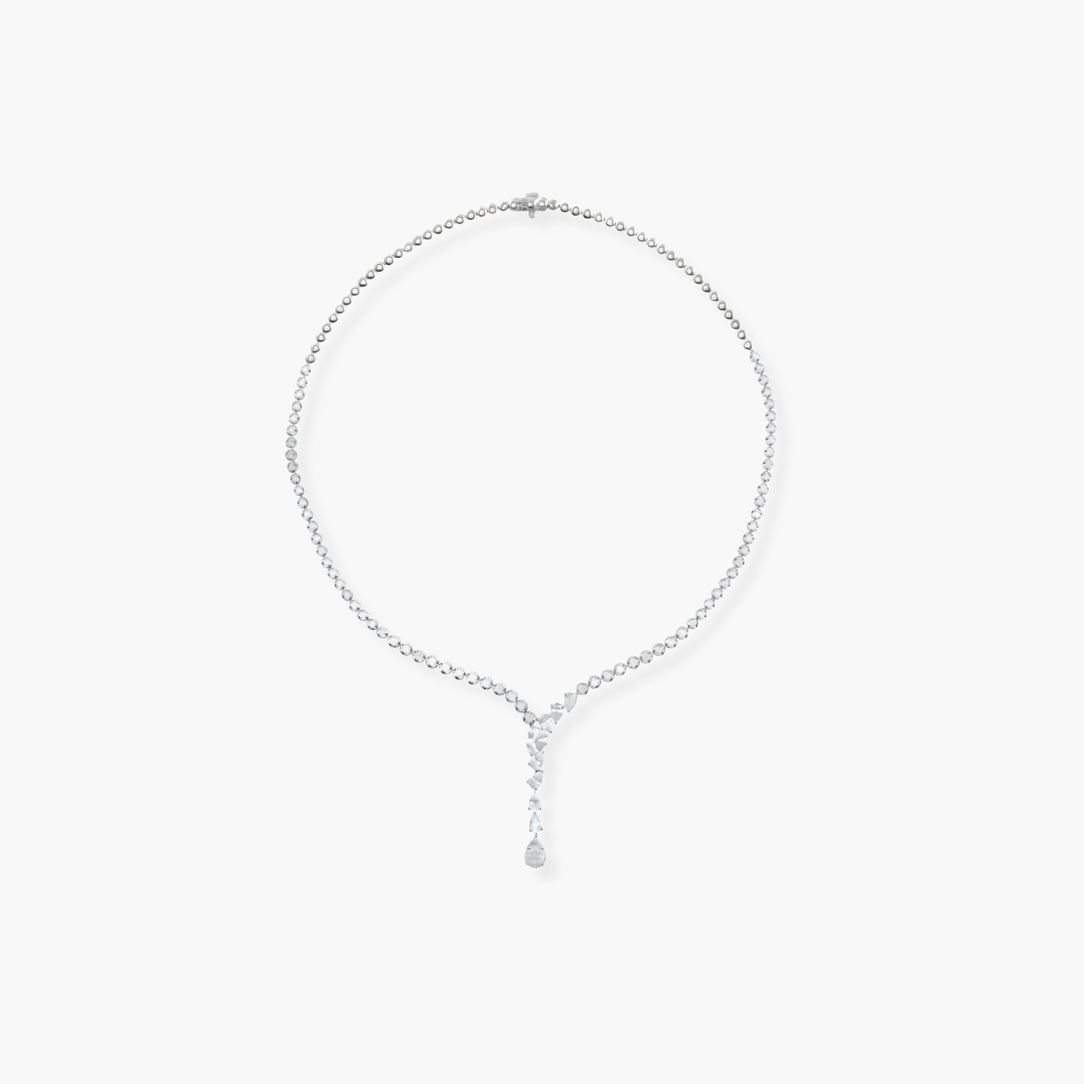 5.50 CTW Lab Grown Diamond Mixed Shape Necklace in 14K Gold